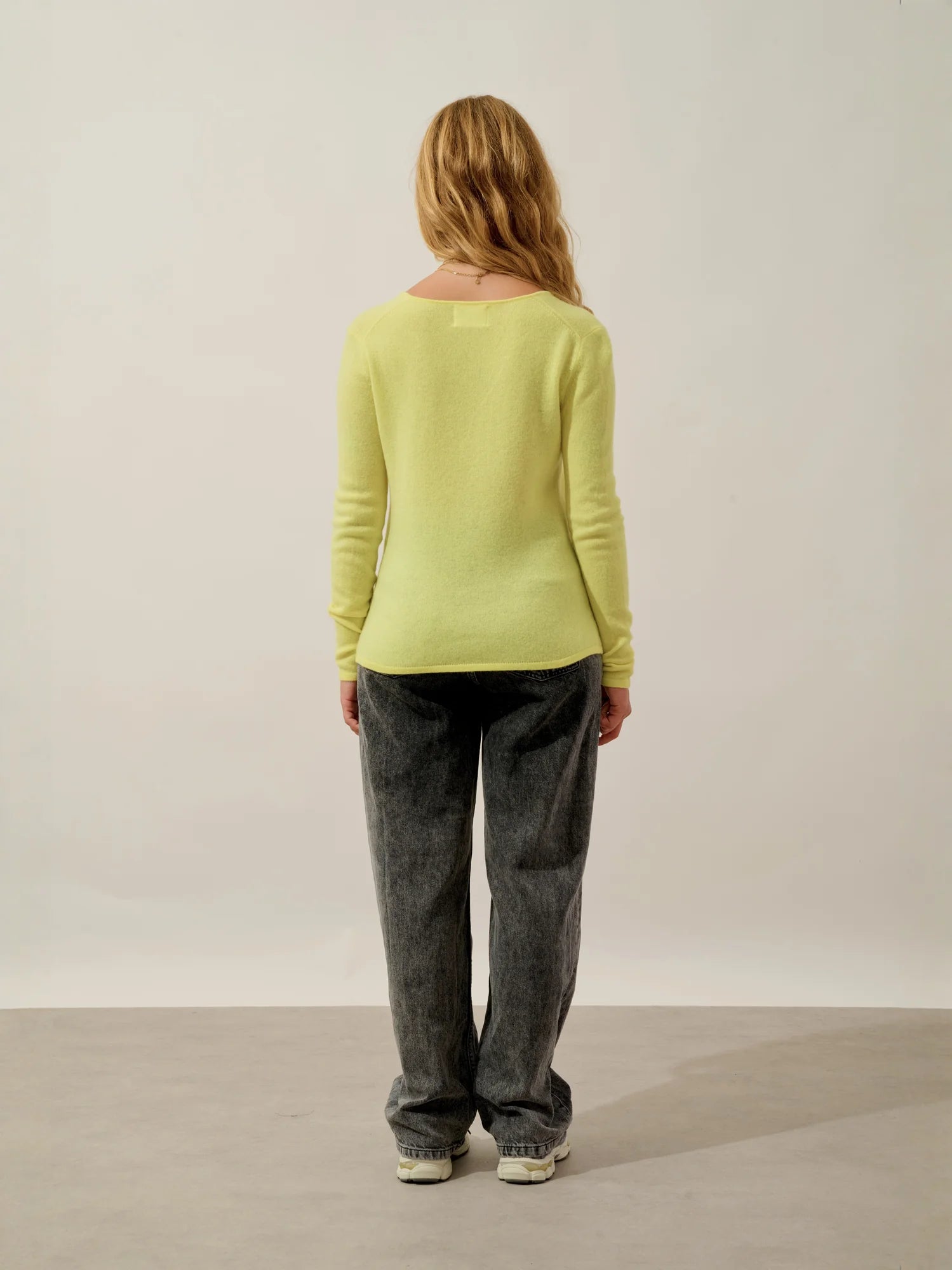 GALISE pull col V limonade fluo