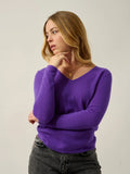 GALISE pullover v-ausschnitt ultraviolett
