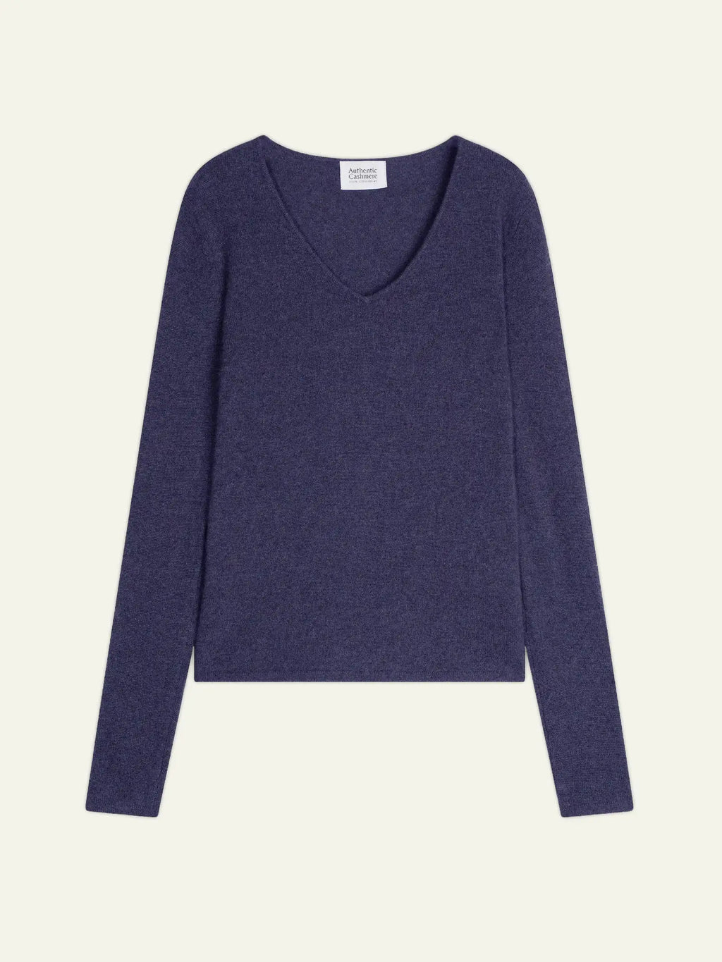 GALISE pull col V violet gris chiné