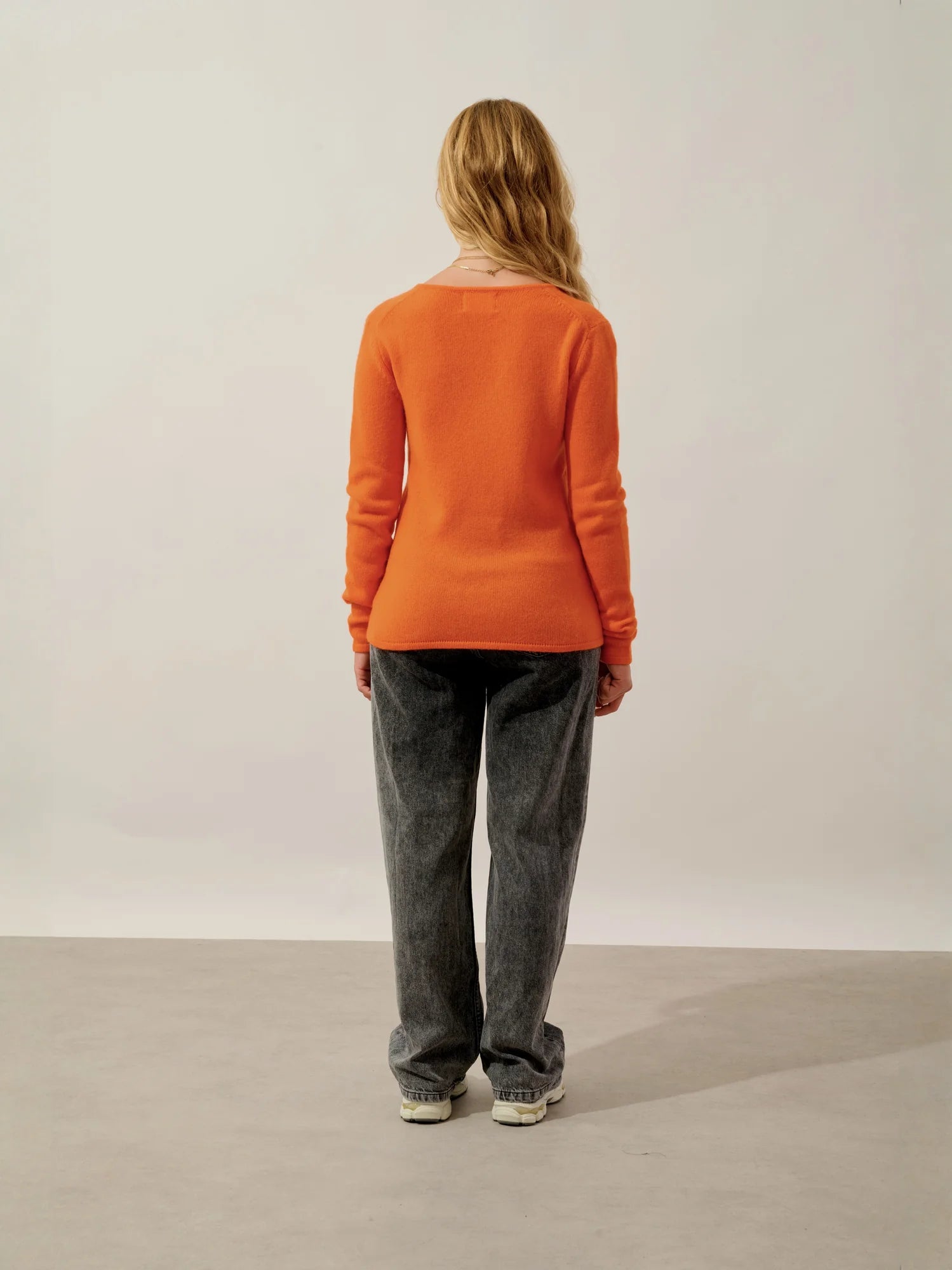 CHELSEA pullover v-ausschnitt 4-fädig karotte