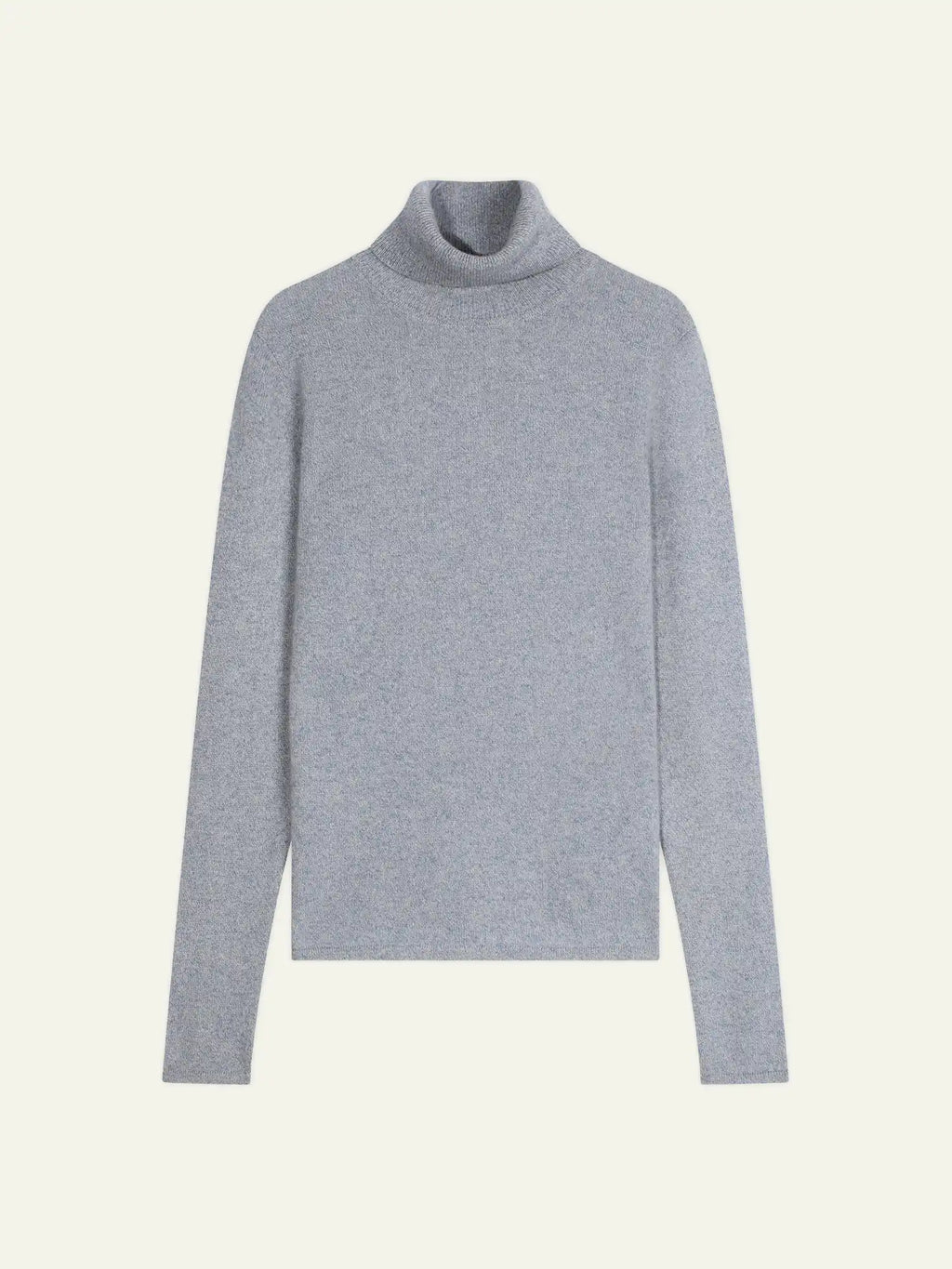 BISE pull col roulé bleu ivoire