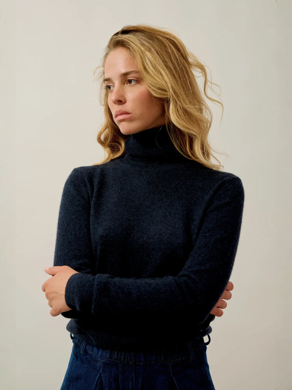 BISE Pullover Rollkragen Kaviar