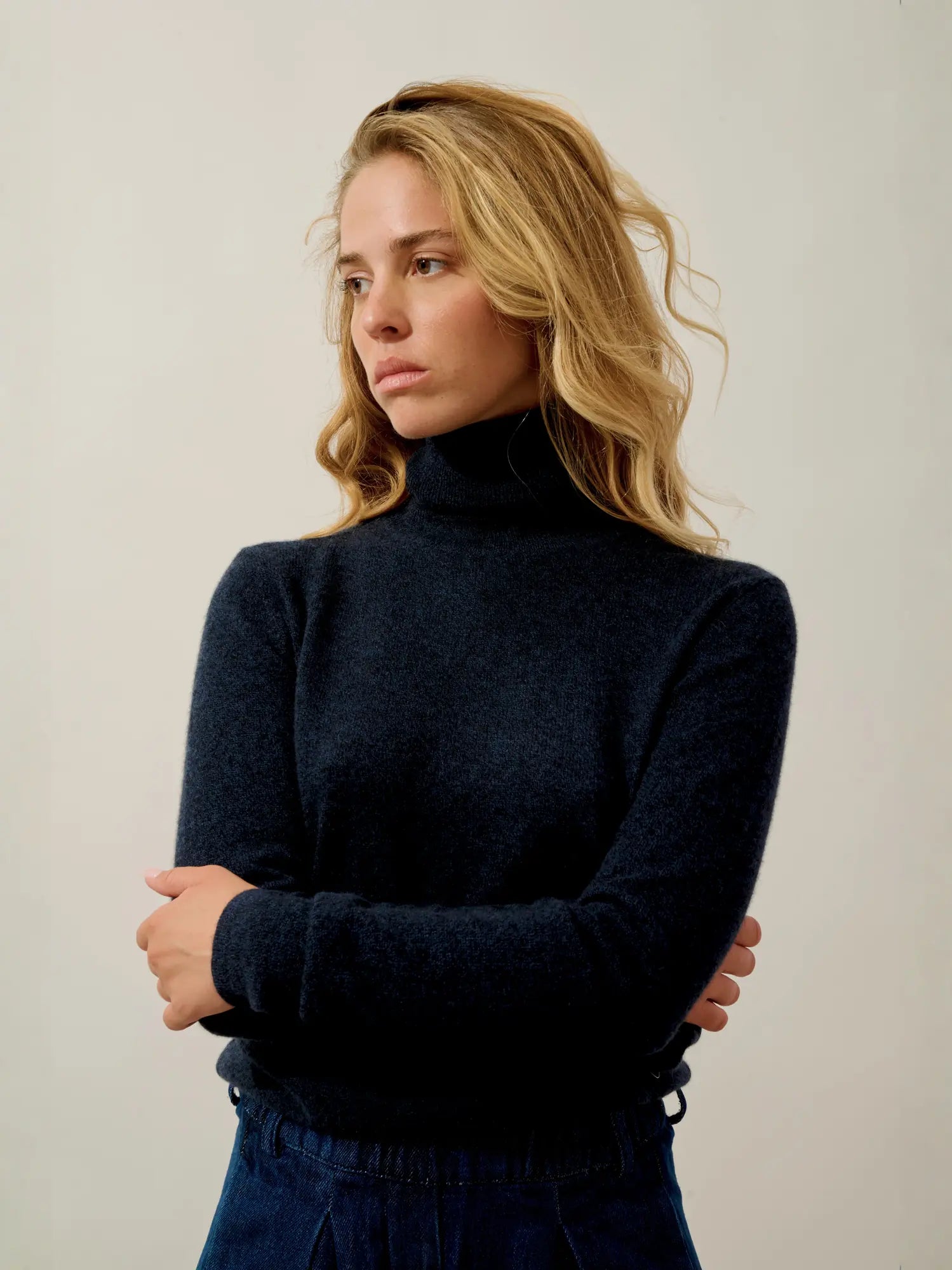 BISE Pullover Rollkragen Kaviar