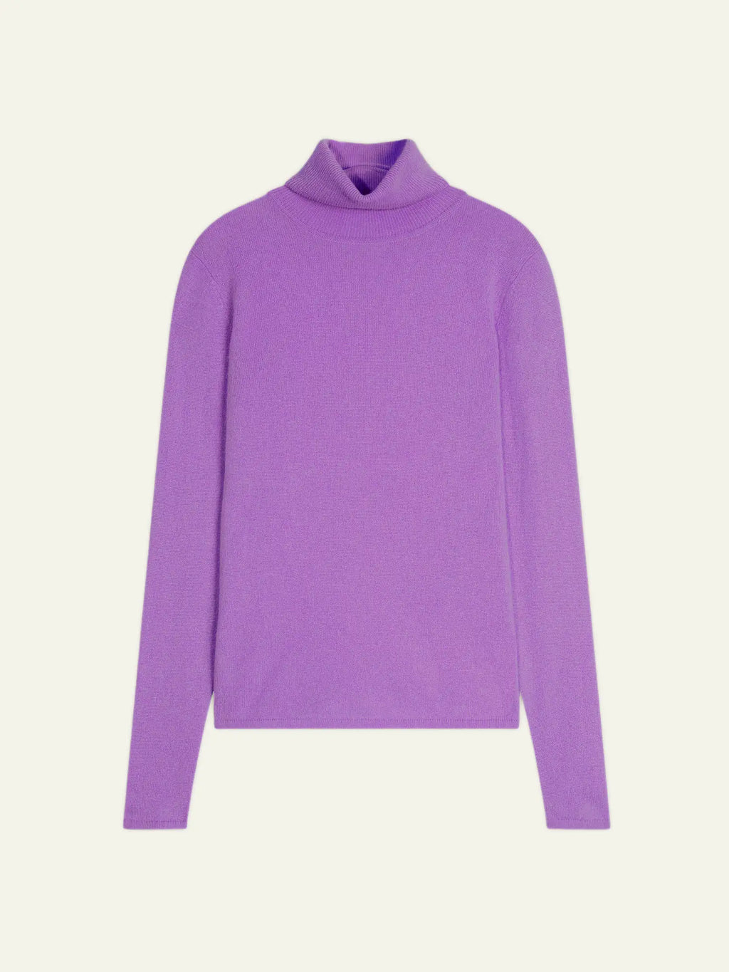 BISE pull col roulé lilas