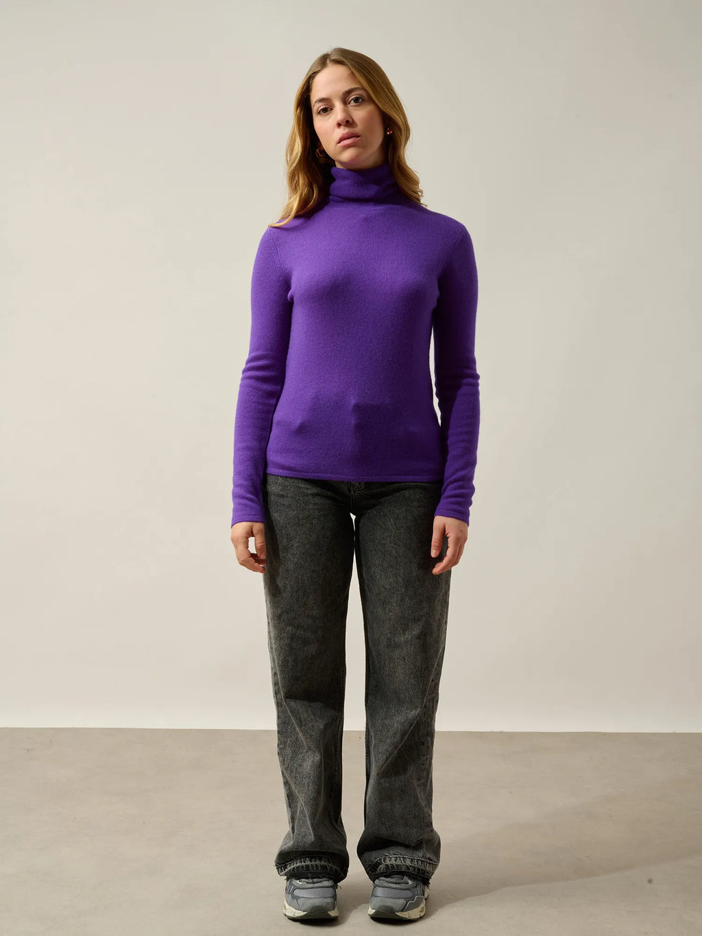 BISE pull col roulé ultraviolet
