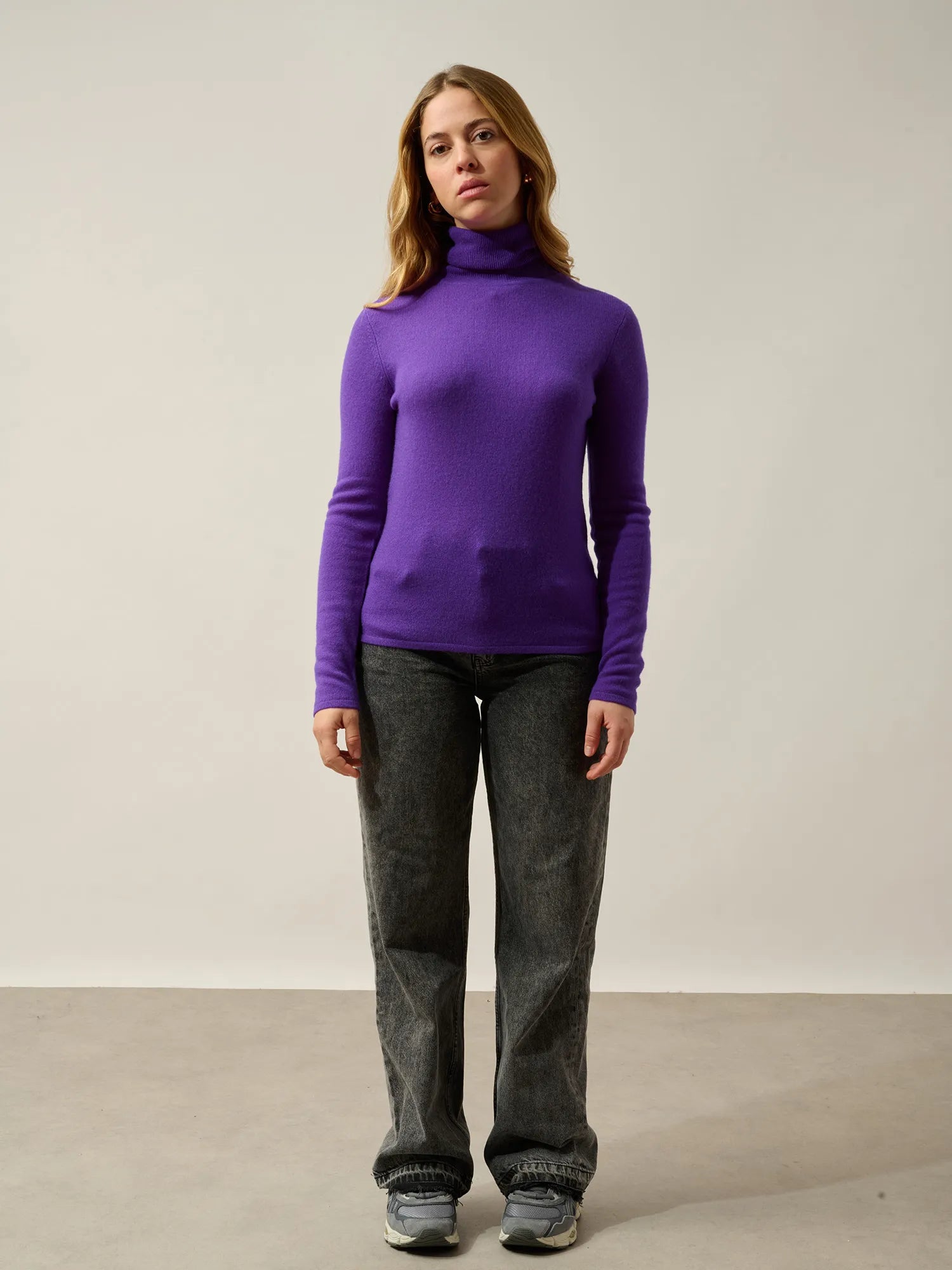 BISE pull col roulé ultraviolet