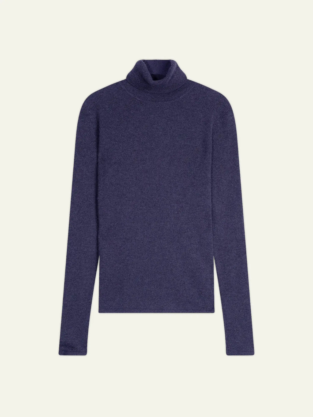 BISE Pullover Rollkragen Violett Grau meliert