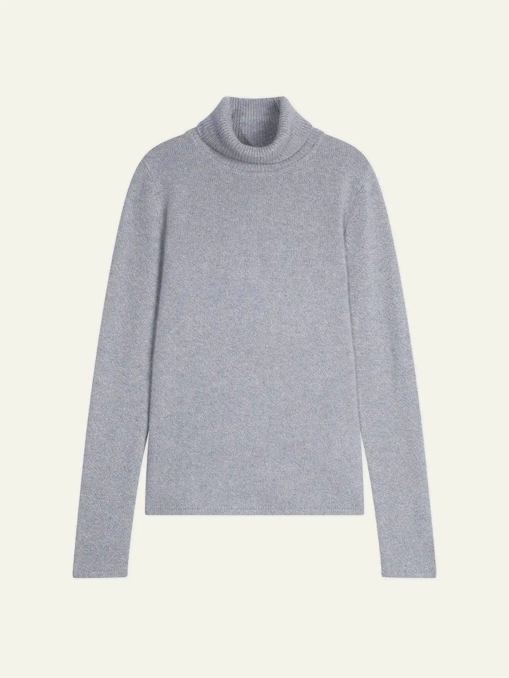 TED pull col roulé 4 fils bleu ivoire
