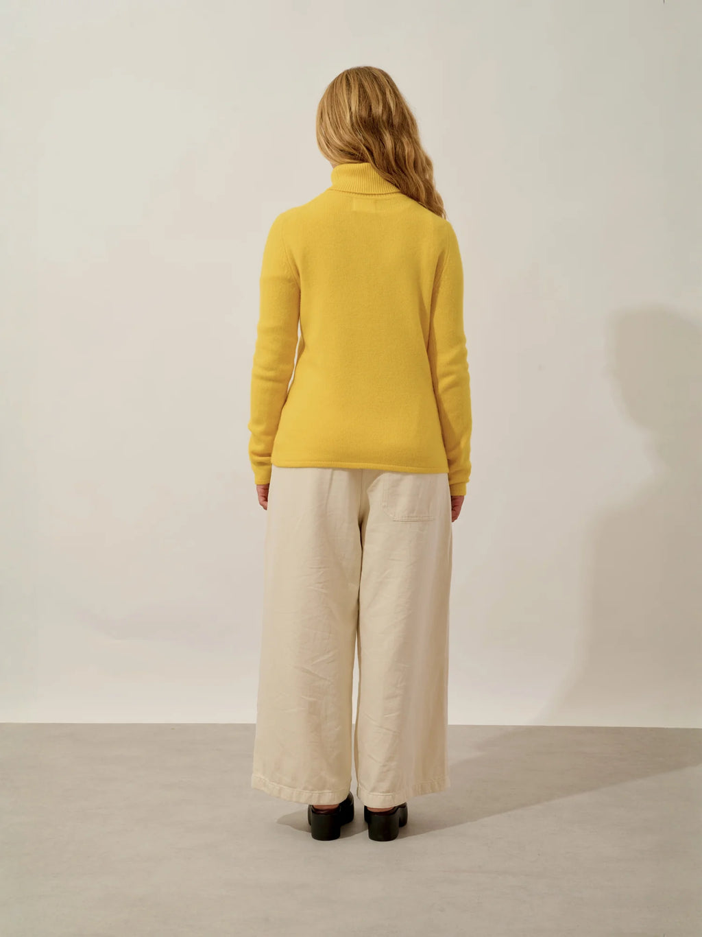 TED Pullover Rollkragen 4-fädig Zitrone