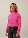 TED pullover rollkragen 4-fädig flamant rosa neon