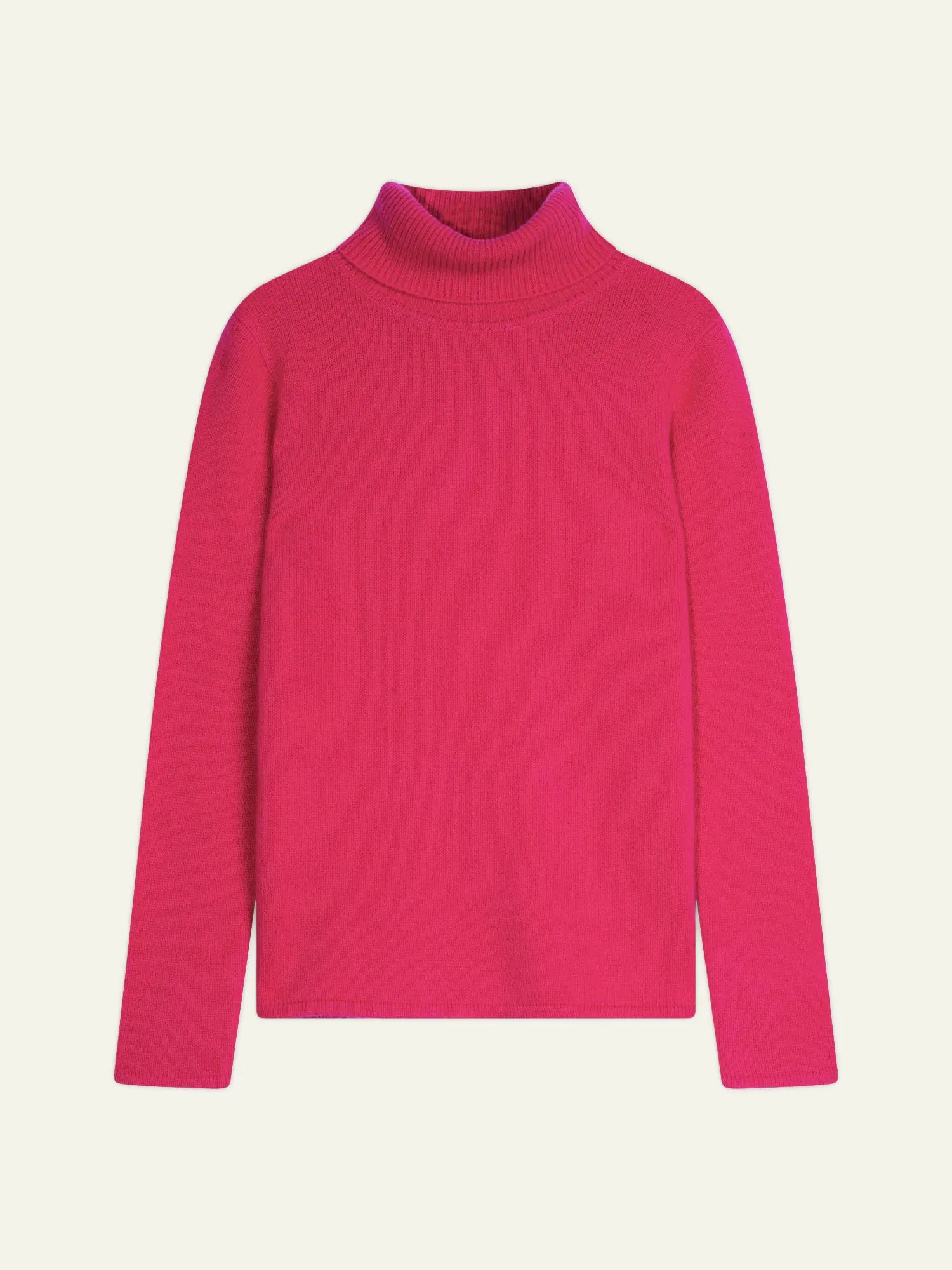 TED pullover rollkragen 4-fädig rot magenta