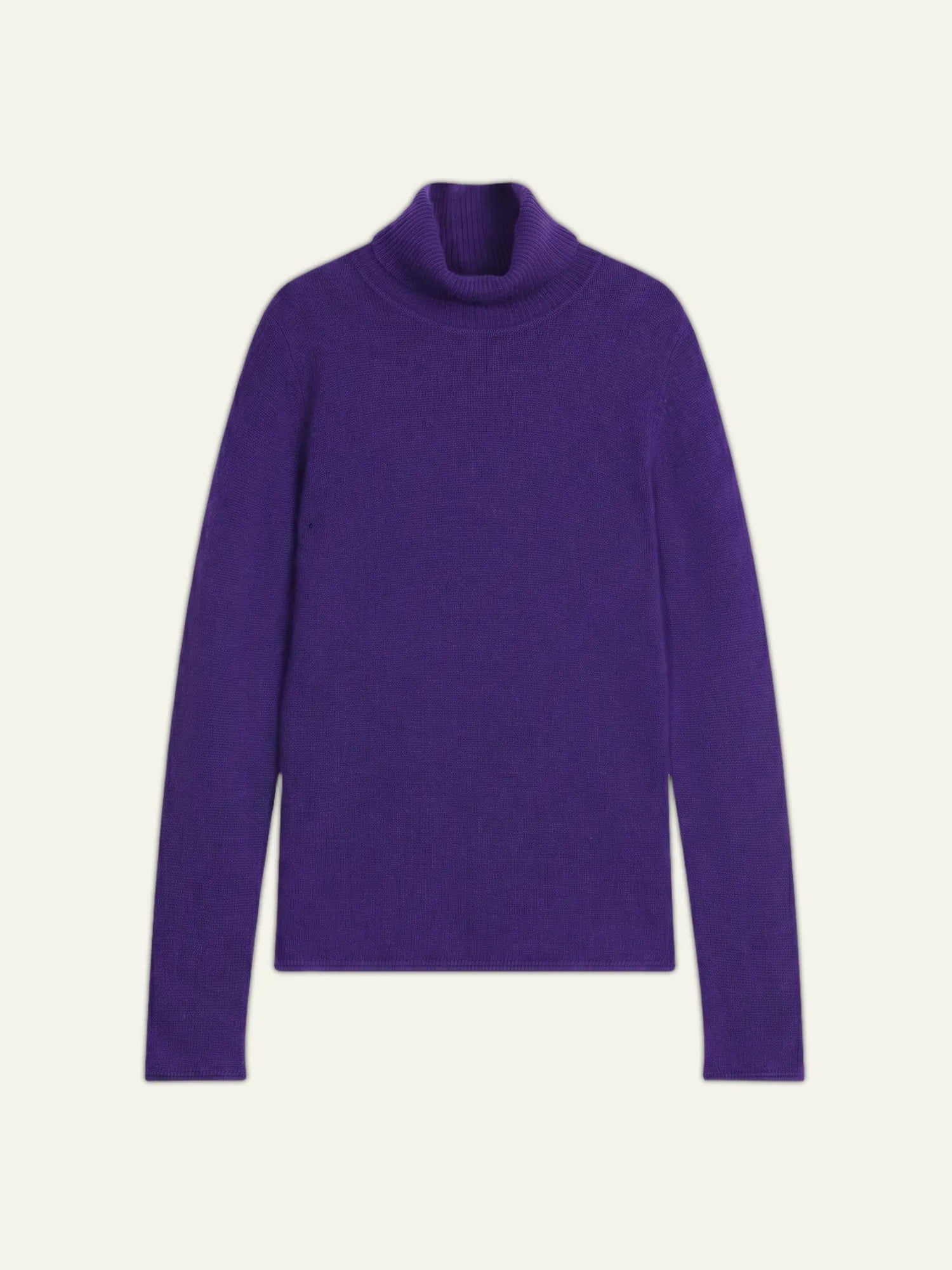 TED pull col roulé 4 fils ultraviolet