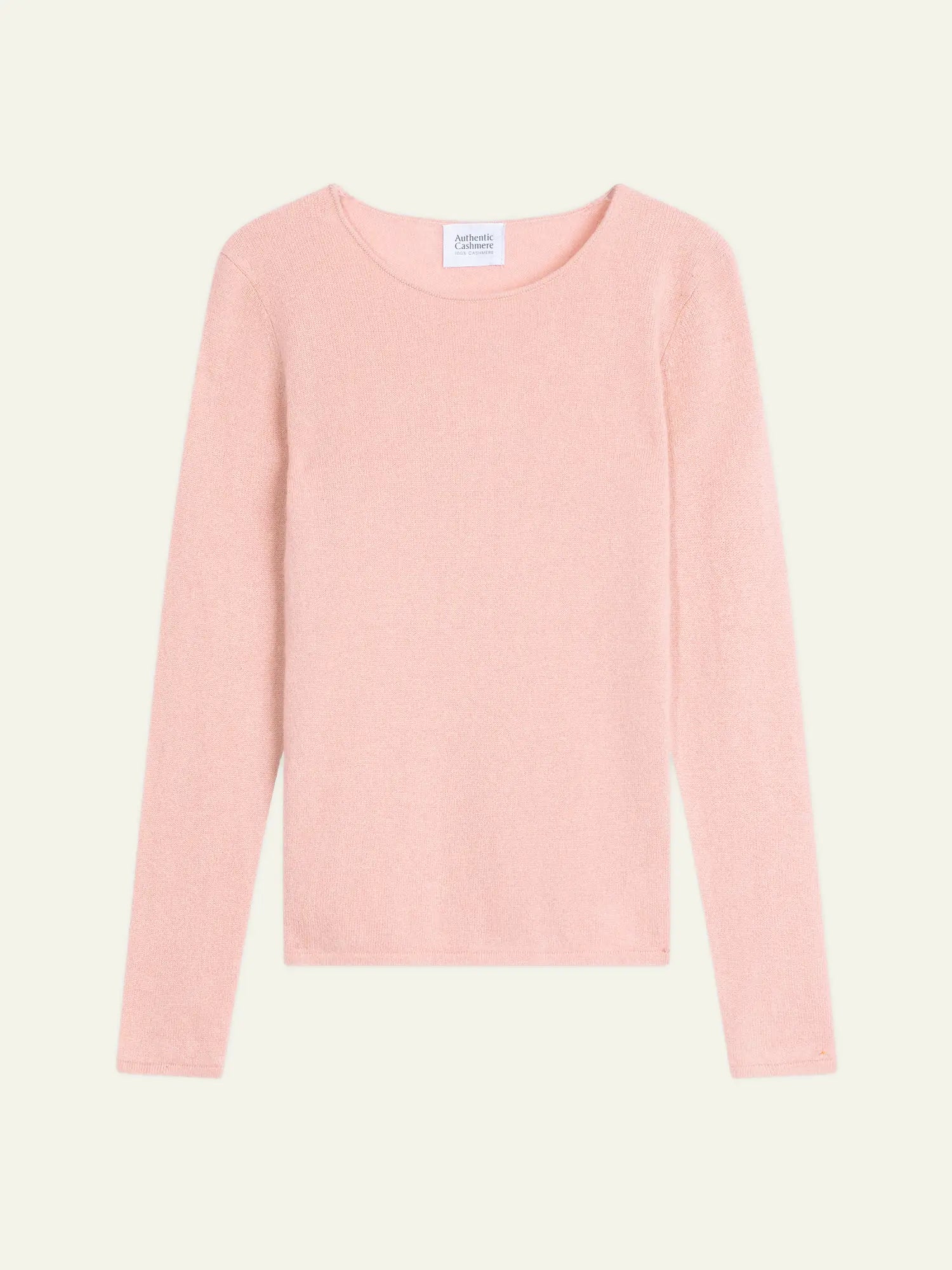 CRIOU pullover u-boot-ausschnitt ballettrosa
