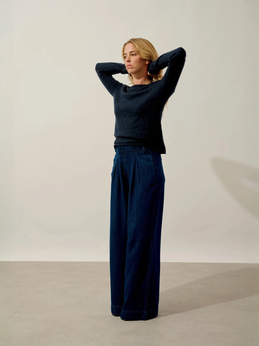 CRIOU pullover u-boot-ausschnitt caviar