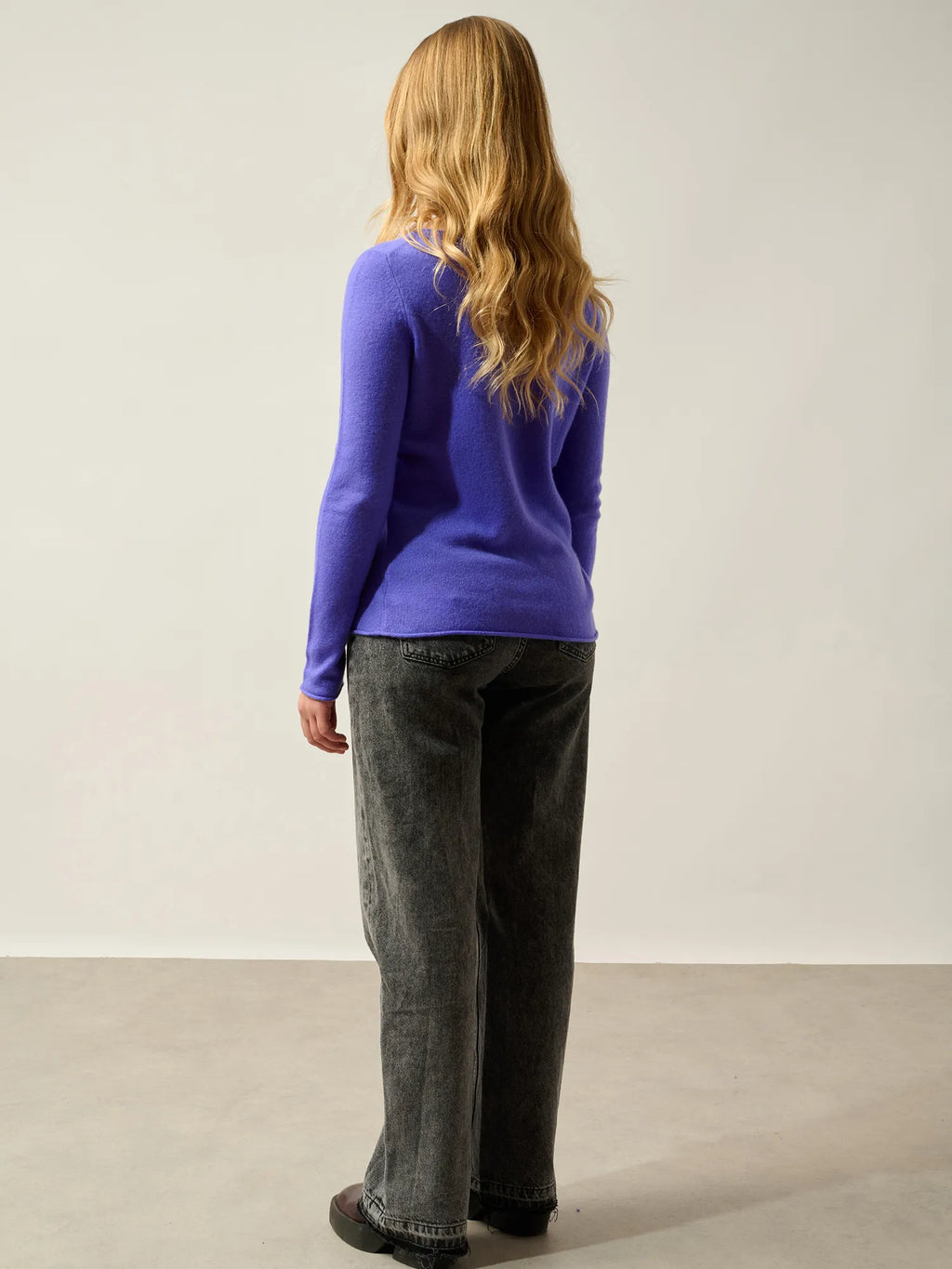 CRIOU pullover u-boot-ausschnitt lavendel