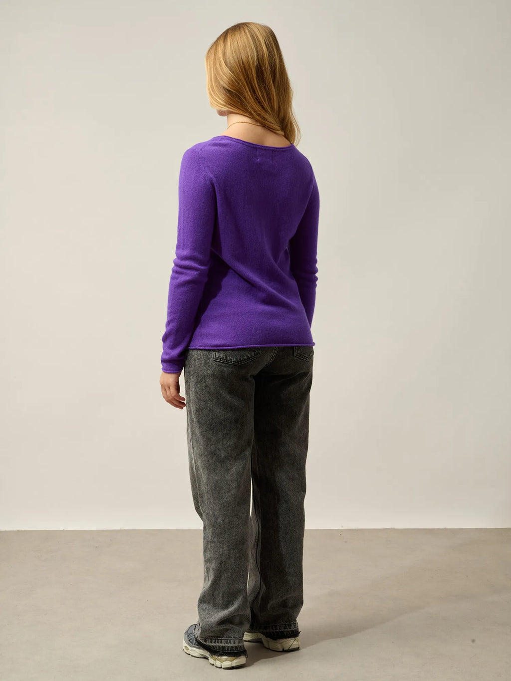 CRIOU sweater boat neck ultra violet