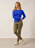 EPÉNA Sweater Crew Neck Klein Blue