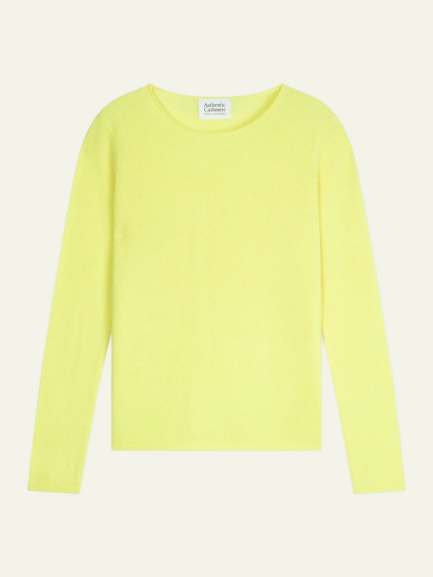 EPÉNA Pullover Rundhalsausschnitt Limonadengelb neon