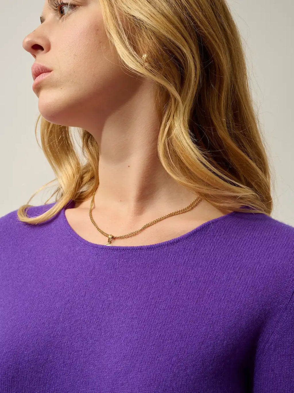 EPÉNA Pullover Rundhalsausschnitt Ultraviolett
