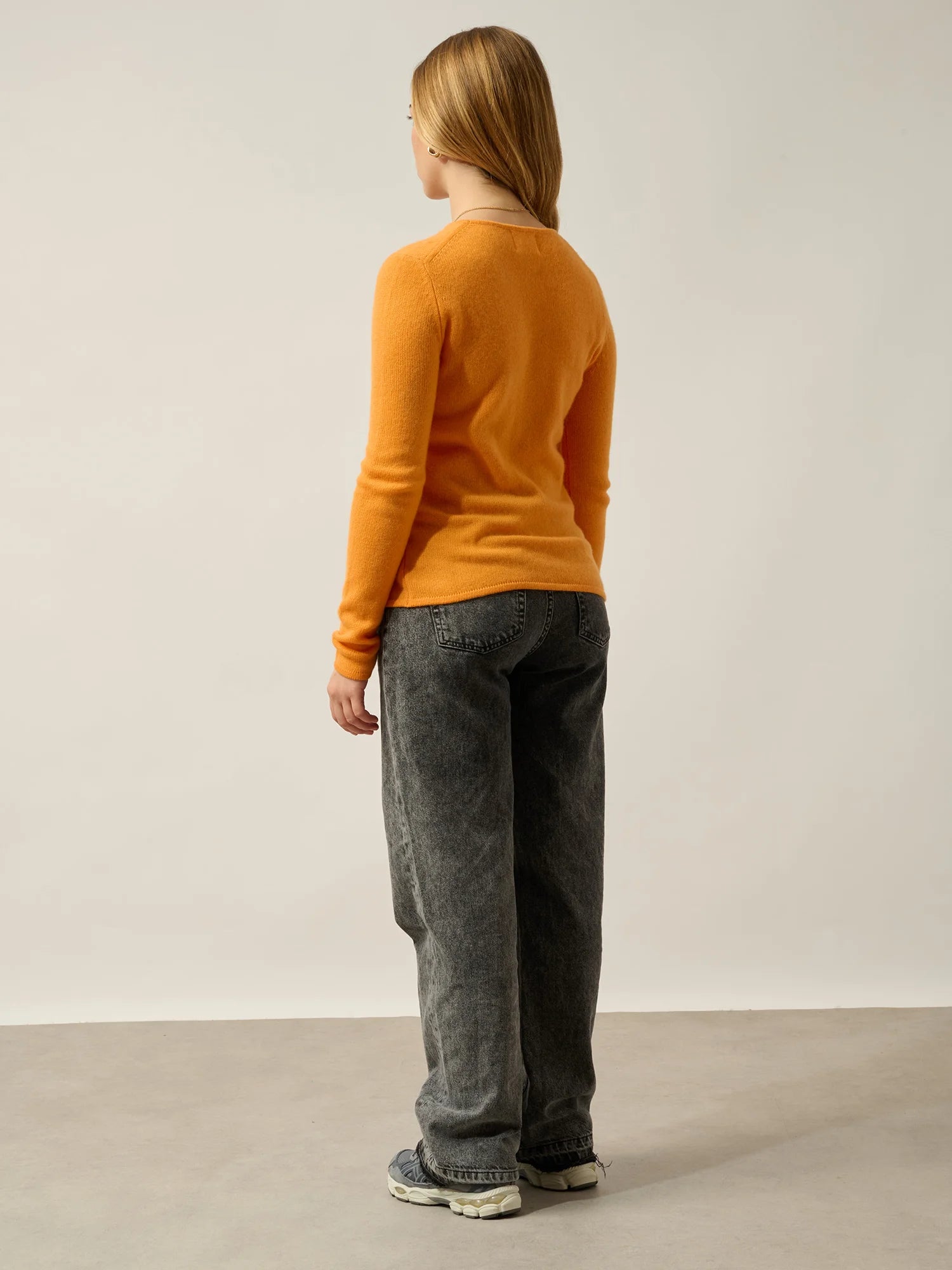 IVY pullover rundhalsausschnitt 4-fädig mangue