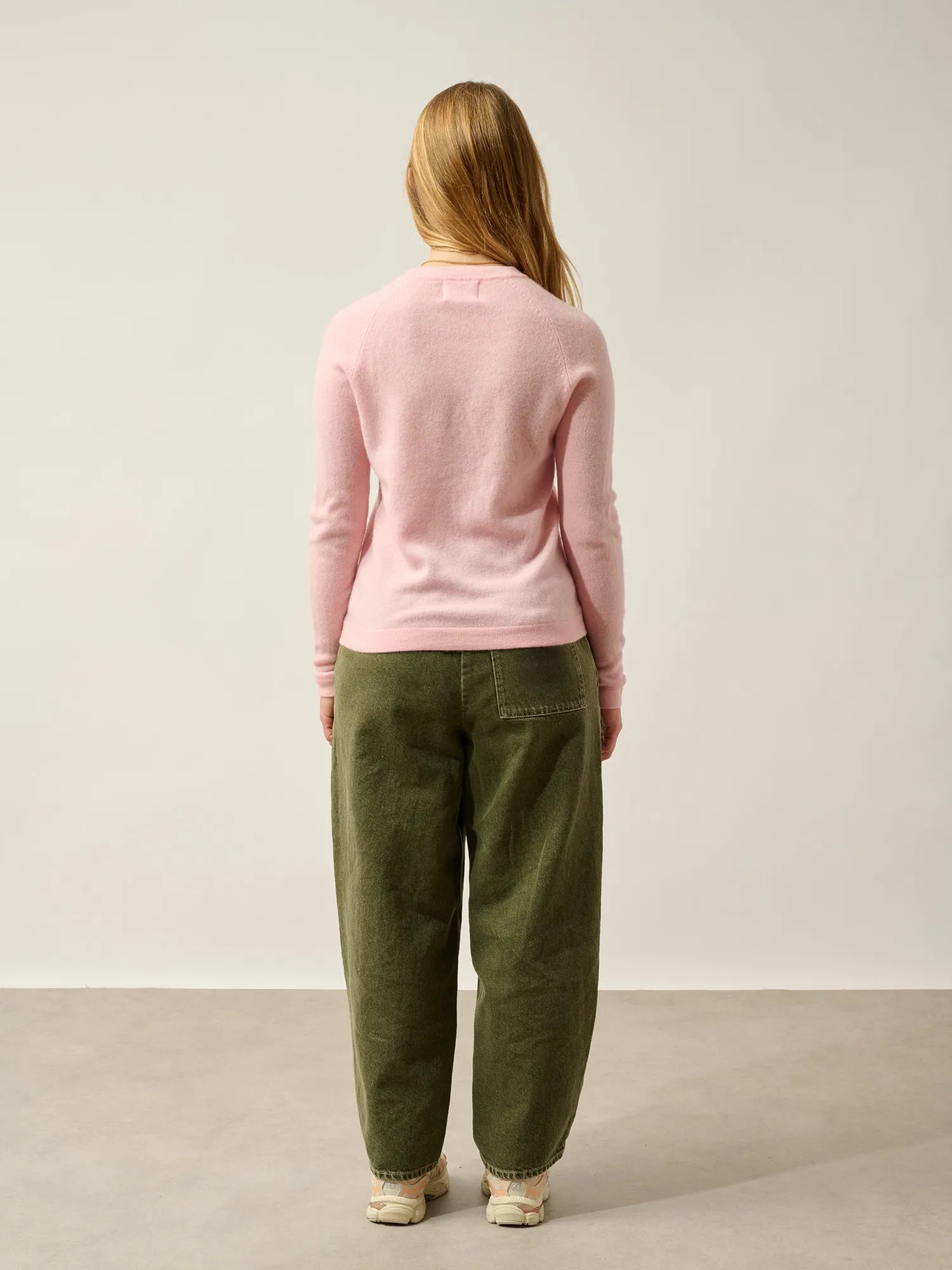 ECRIN Pullover Rundhalsausschnitt Ballettrosa
