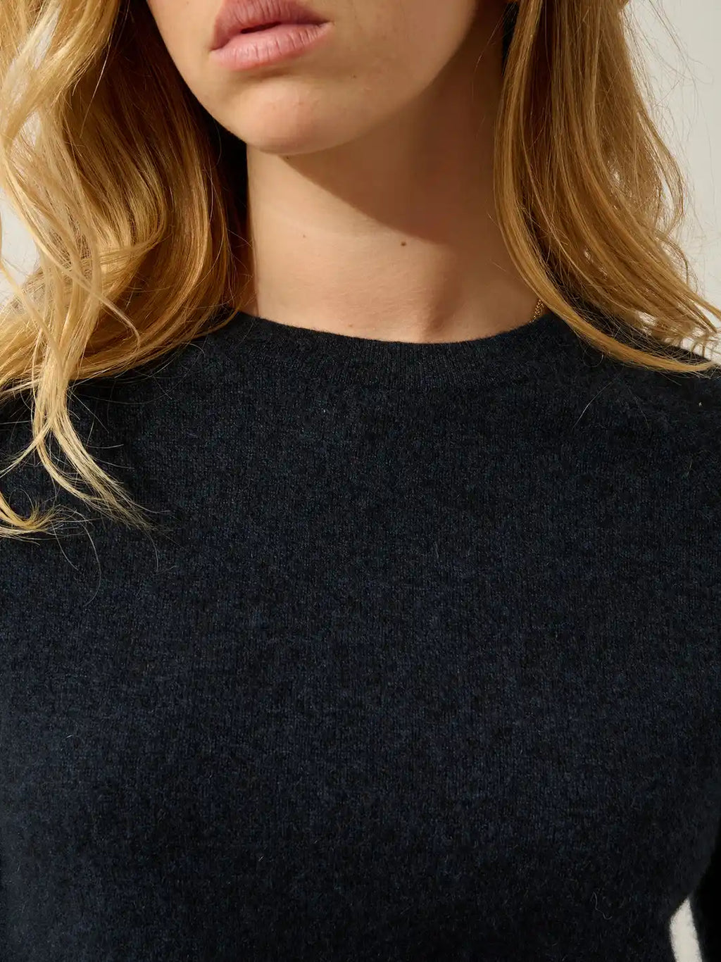 ECRIN Pullover Rundhalsausschnitt Kaviar