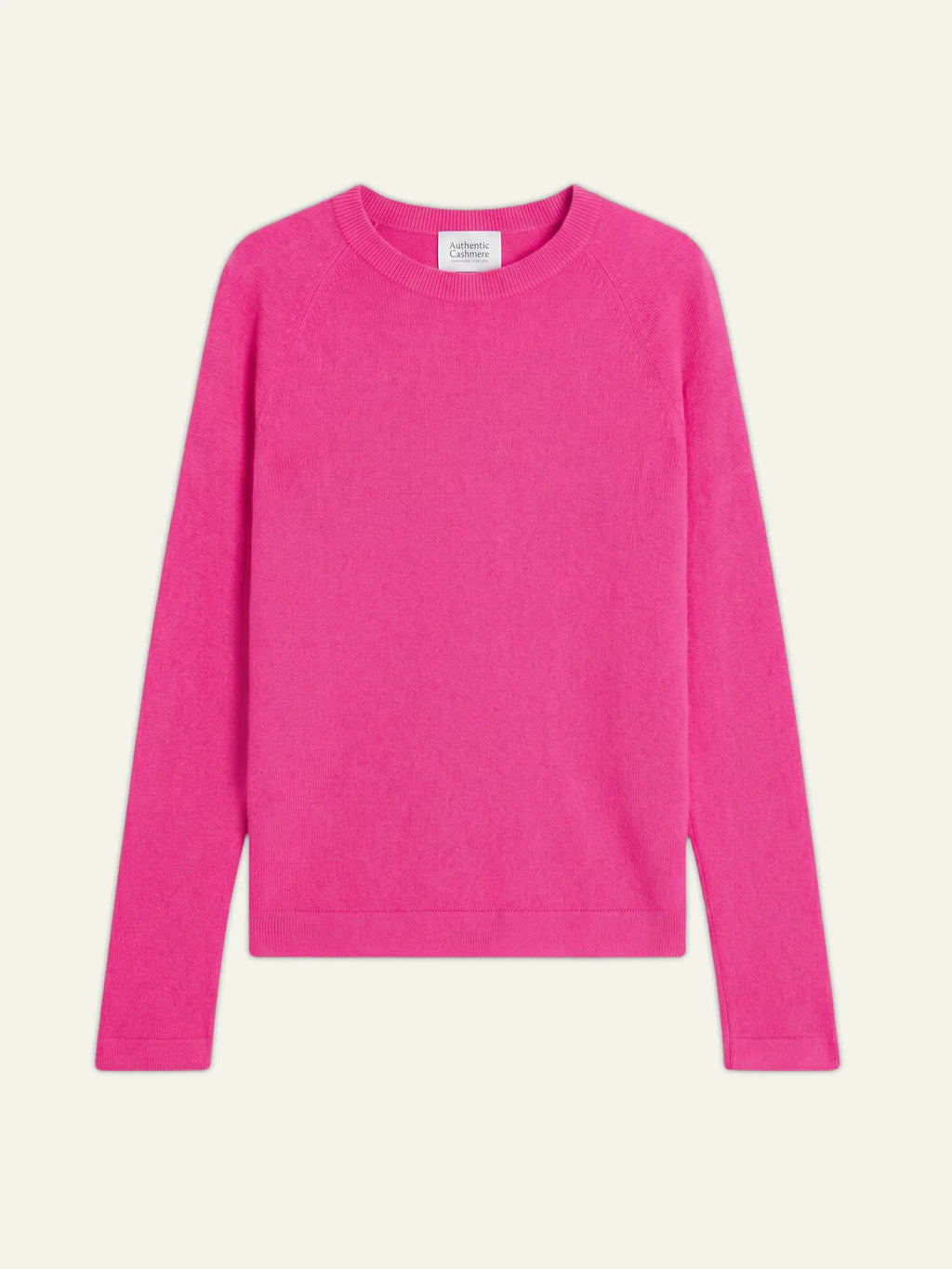 ECRIN Pullover Rundhalsausschnitt Neon-Flamingorosa
