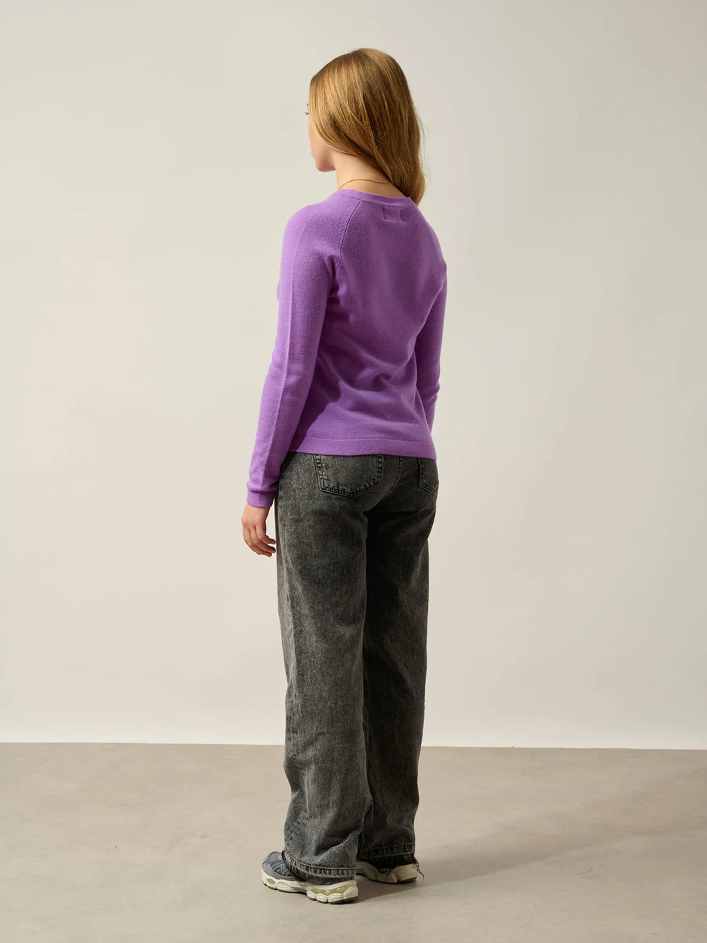 ECRIN Pullover Rundhalsausschnitt Flieder