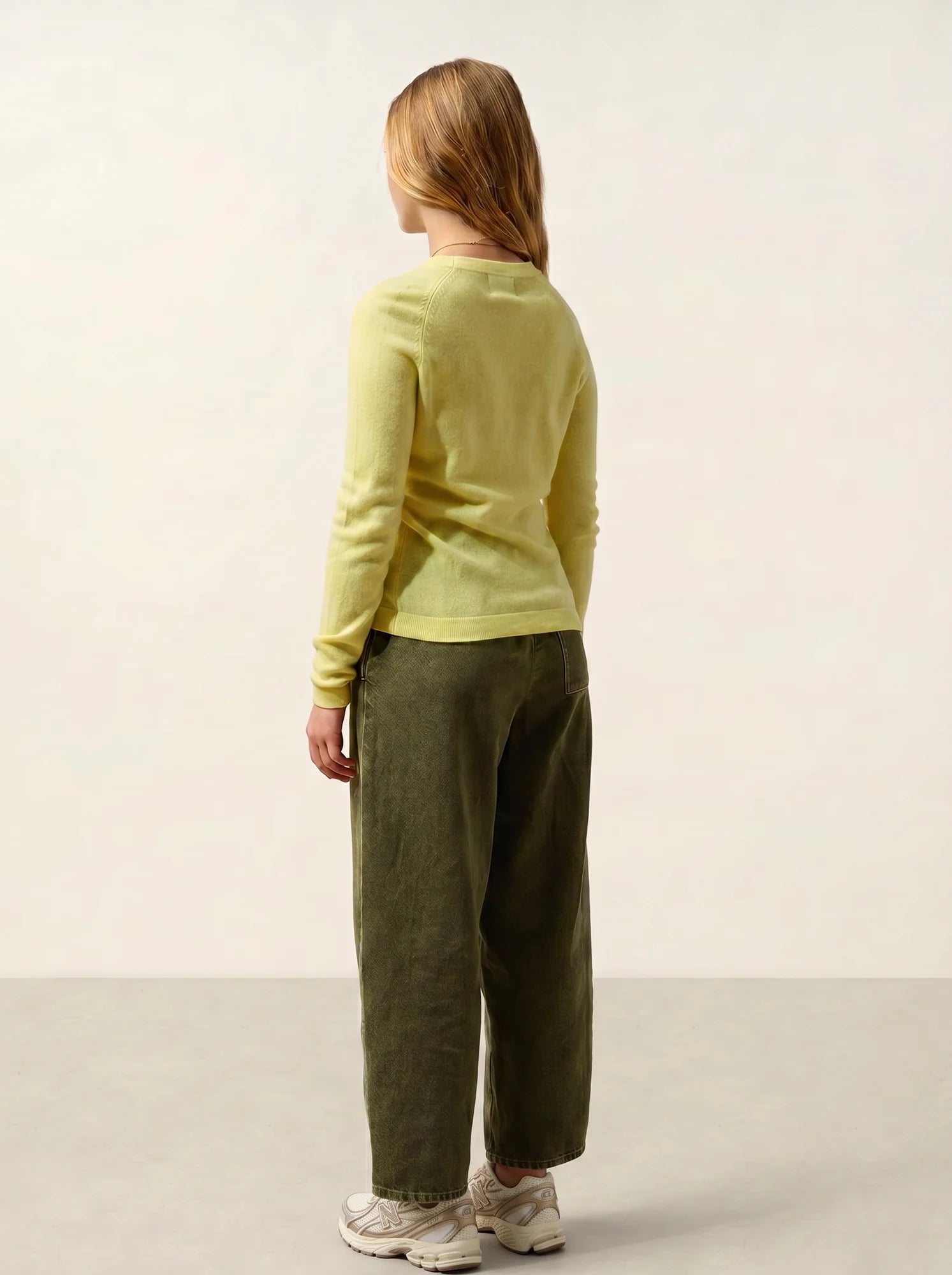 ECRIN pullover rundhalsausschnitt limonade neon