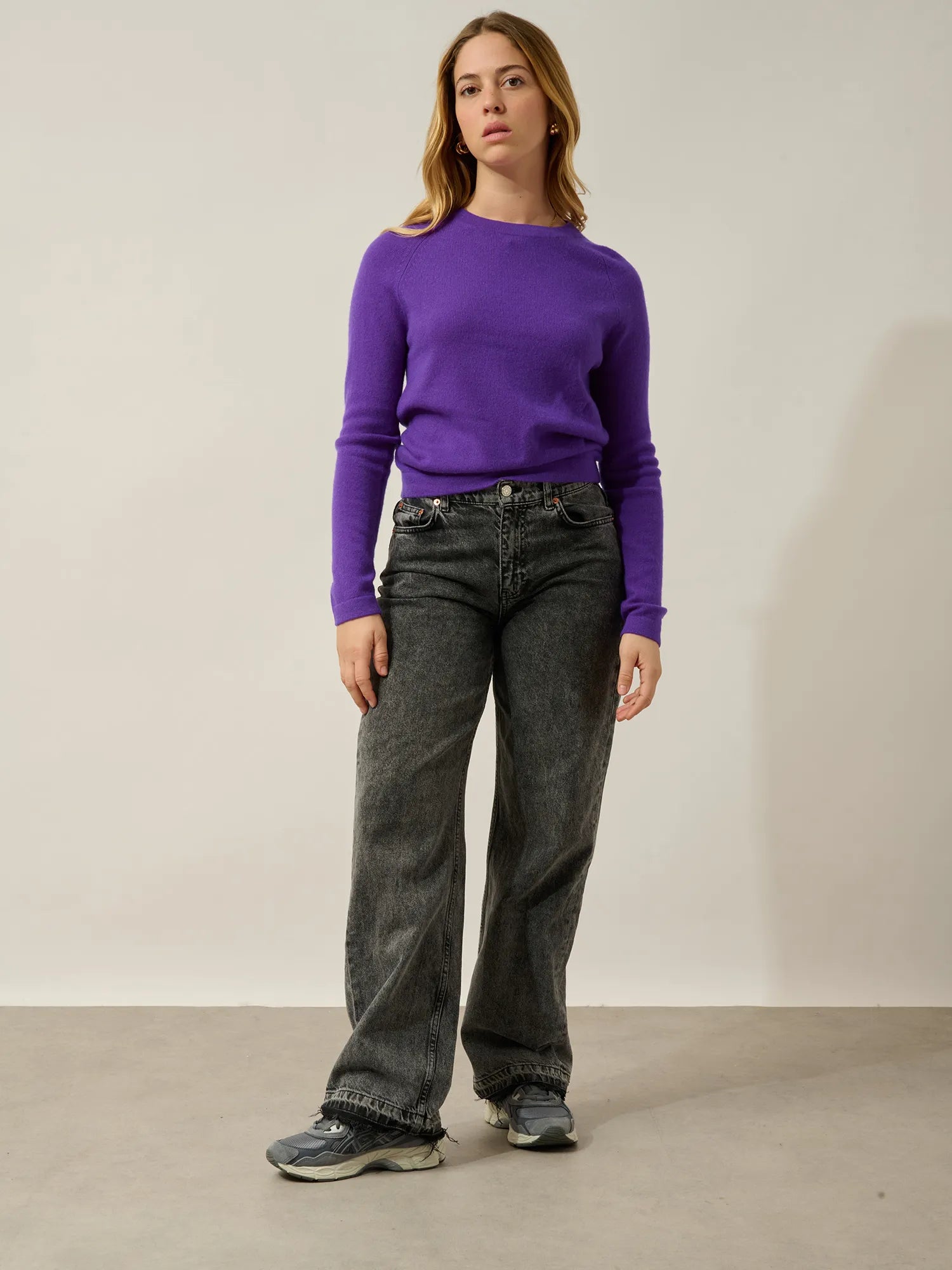 ECRIN Pullover Rundhalsausschnitt Ultraviolett