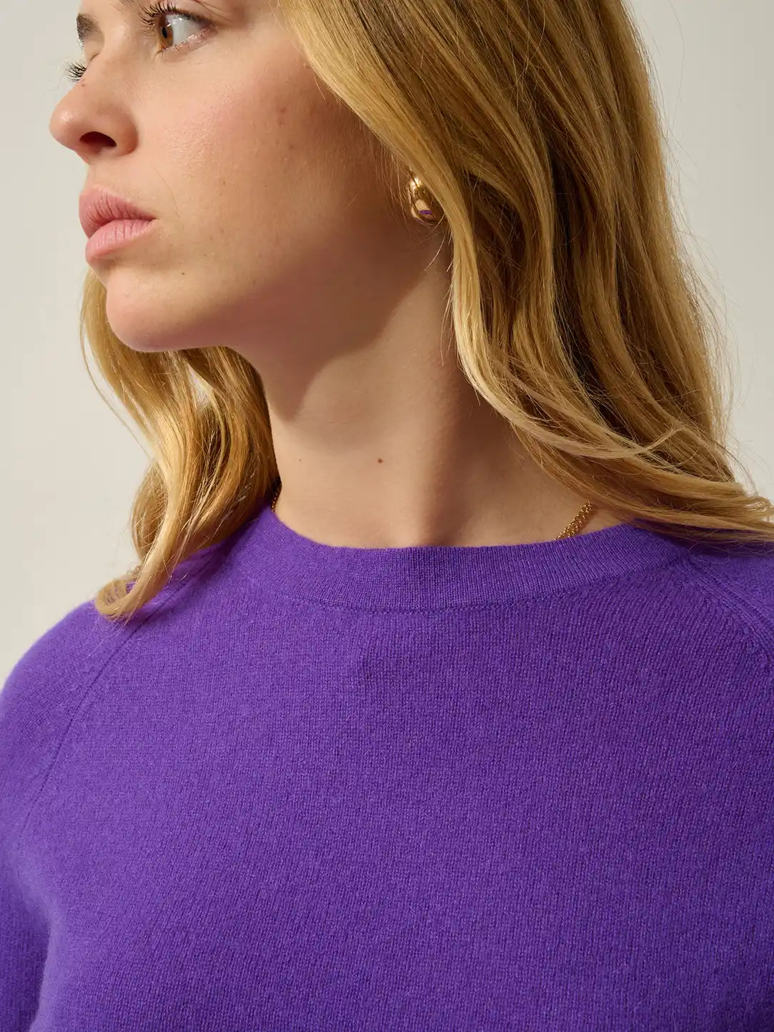 ECRIN Pullover Rundhalsausschnitt Ultraviolett