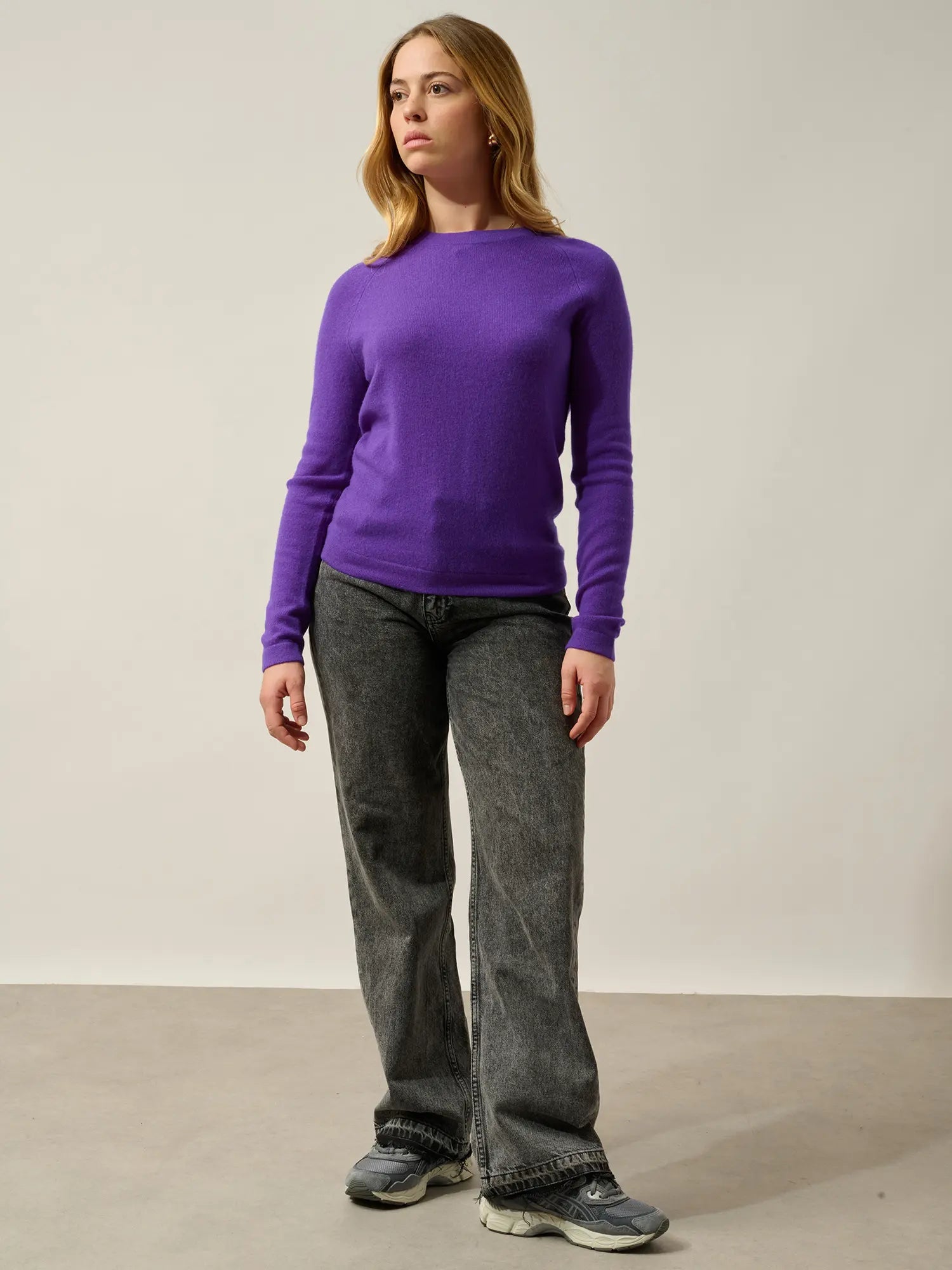 ECRIN Pullover Rundhalsausschnitt Ultraviolett
