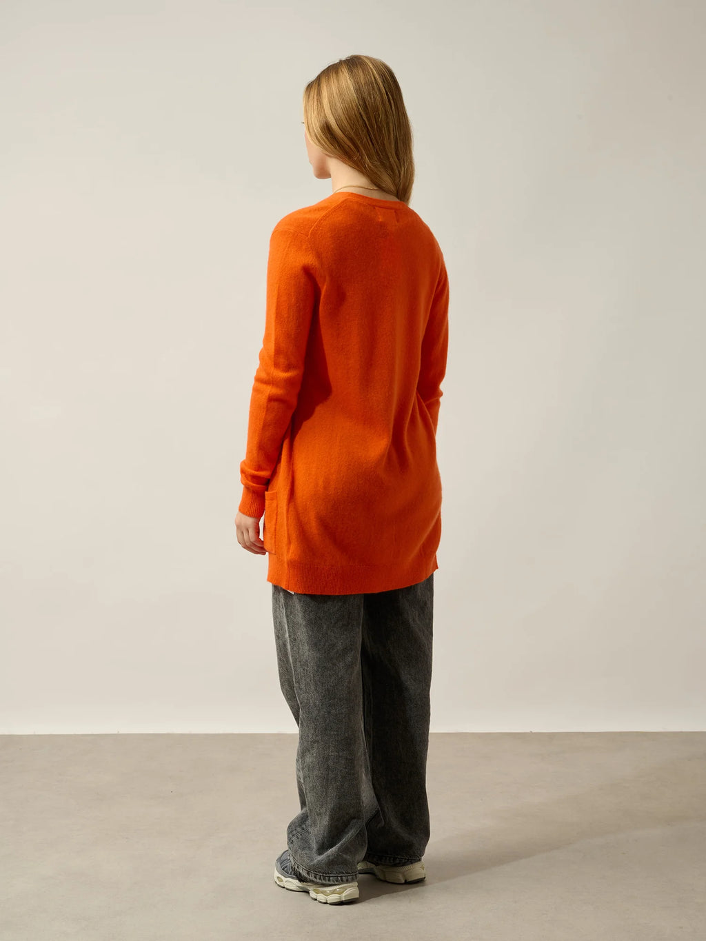 CIMET cardigan col V carotte