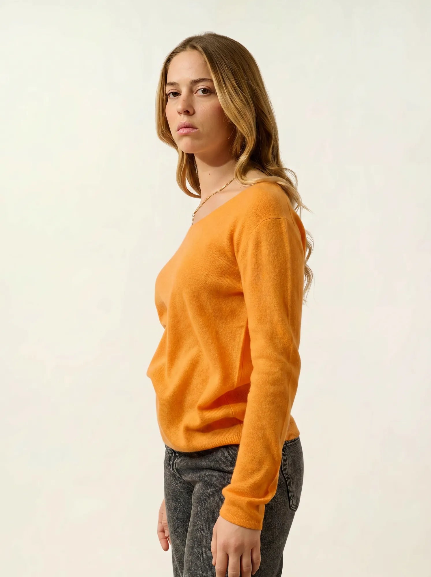 LANFON sweater crew neck mangue