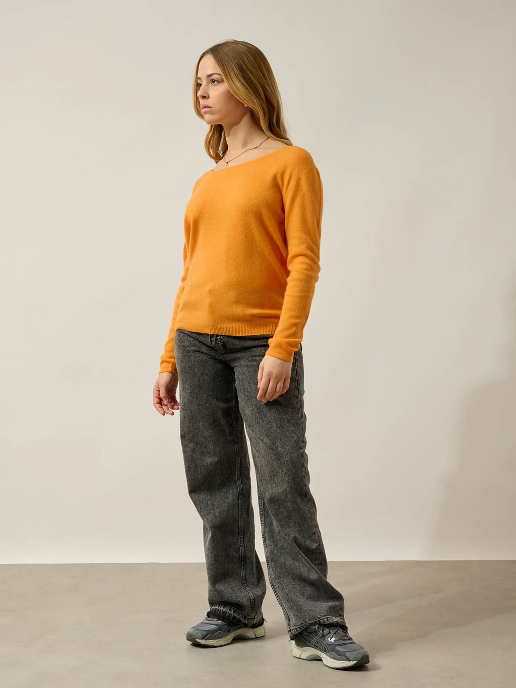 LANFON sweater crew neck mangue