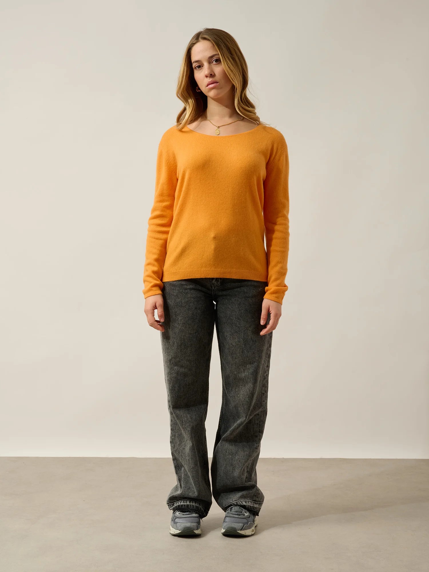 LANFON sweater crew neck mangue