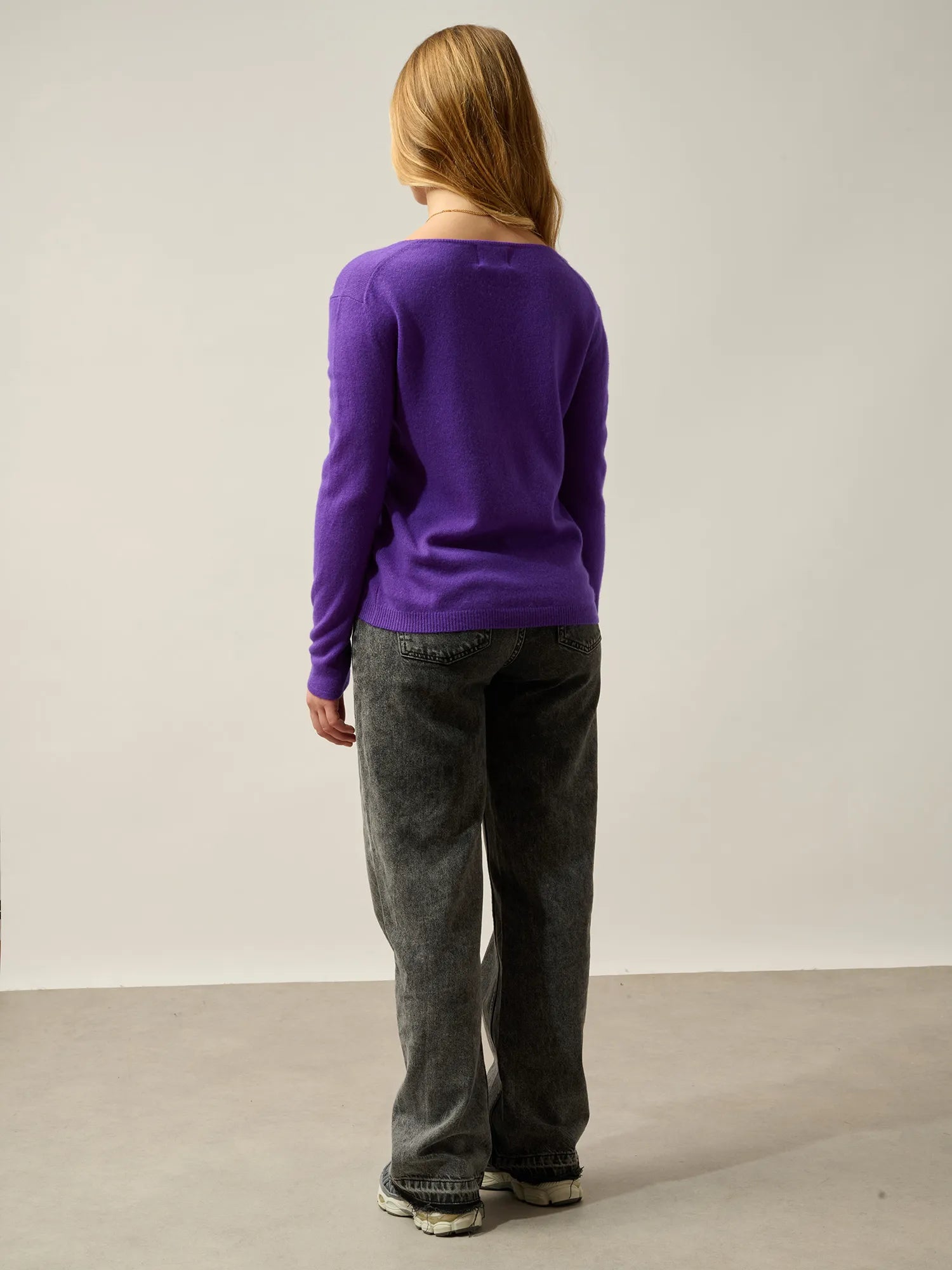 LANFON sweater crew neck ultra violet
