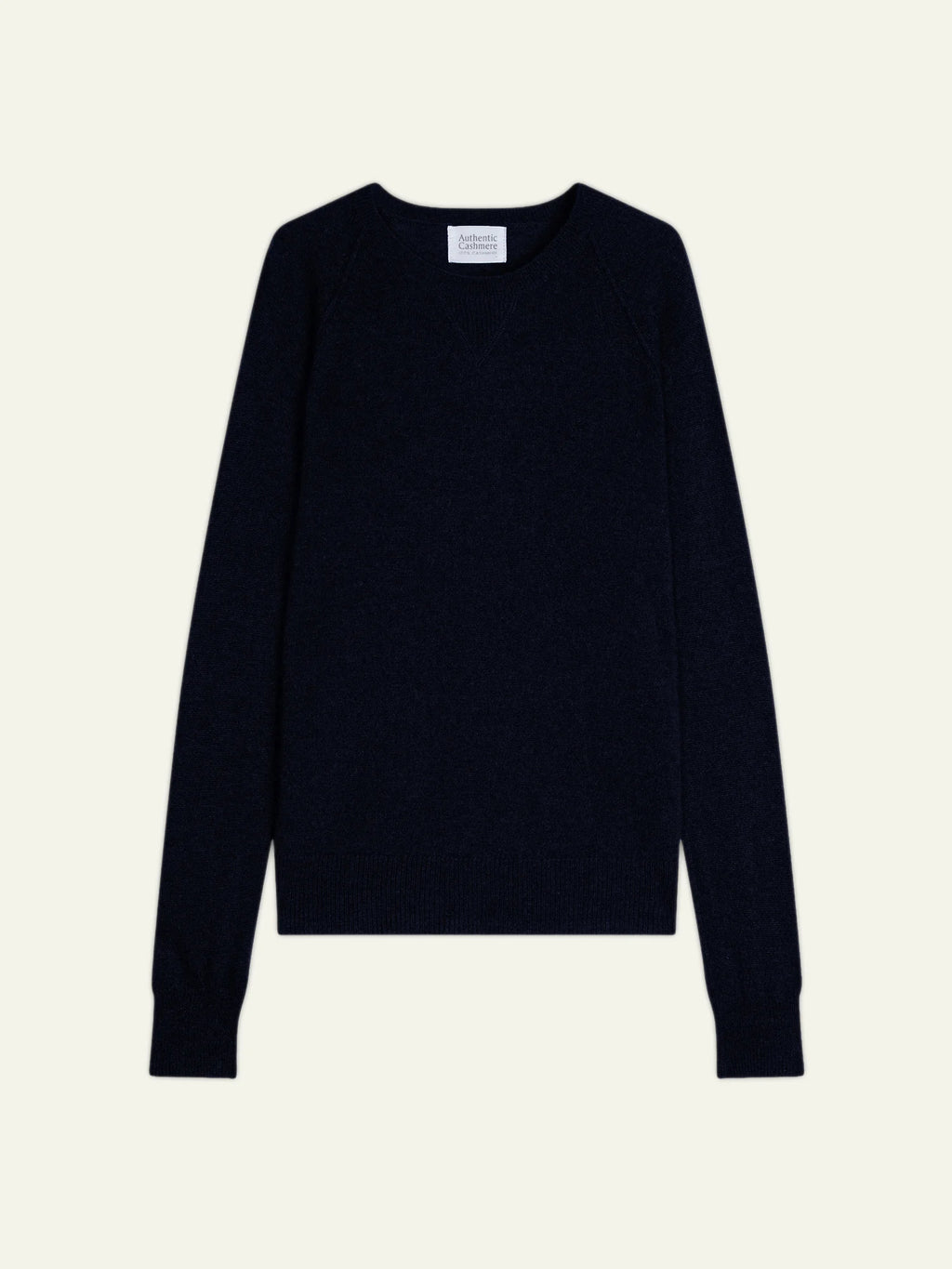 ETRET pullover rundhalsausschnitt caviar