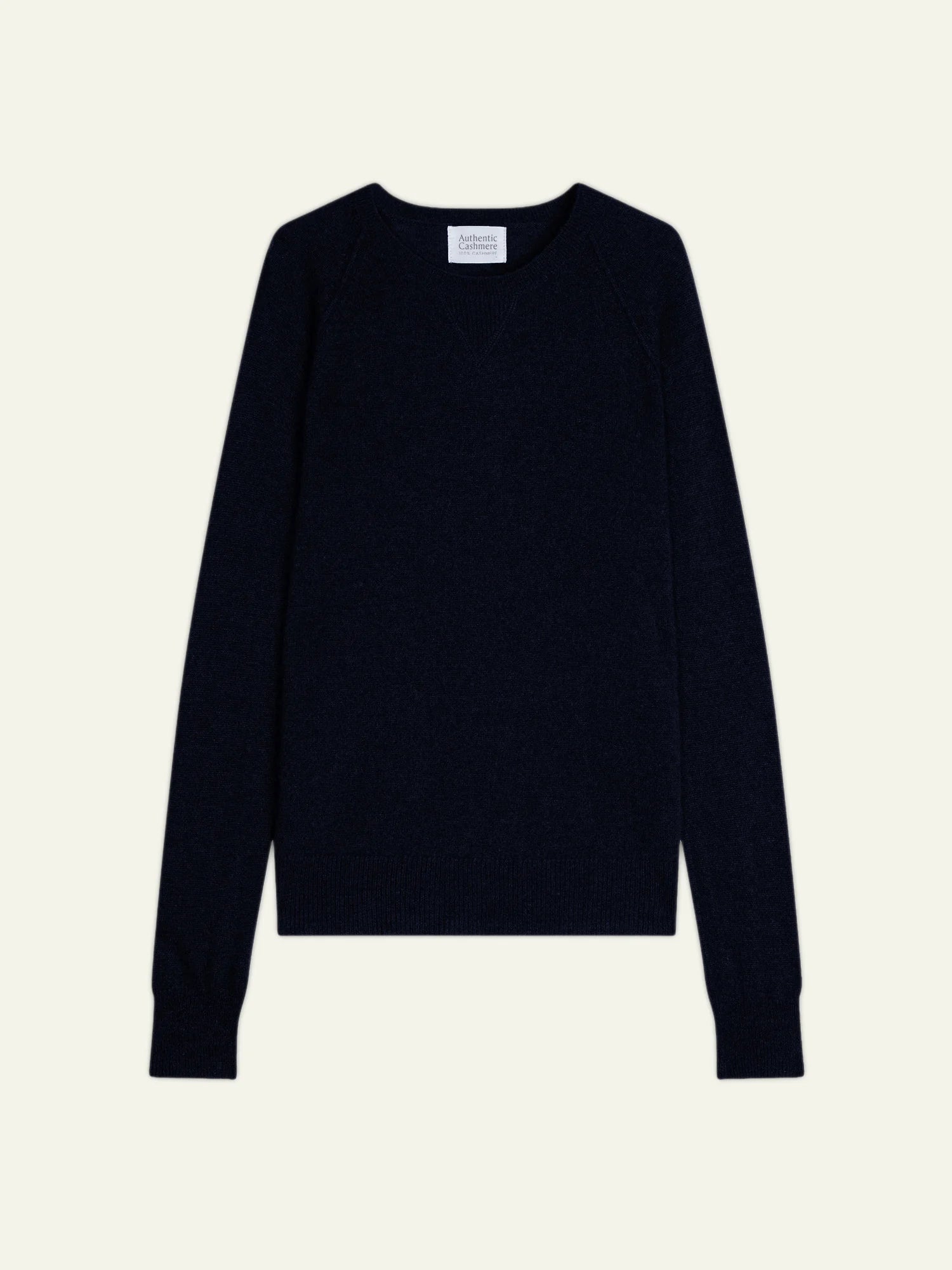 ETRET pullover rundhalsausschnitt caviar