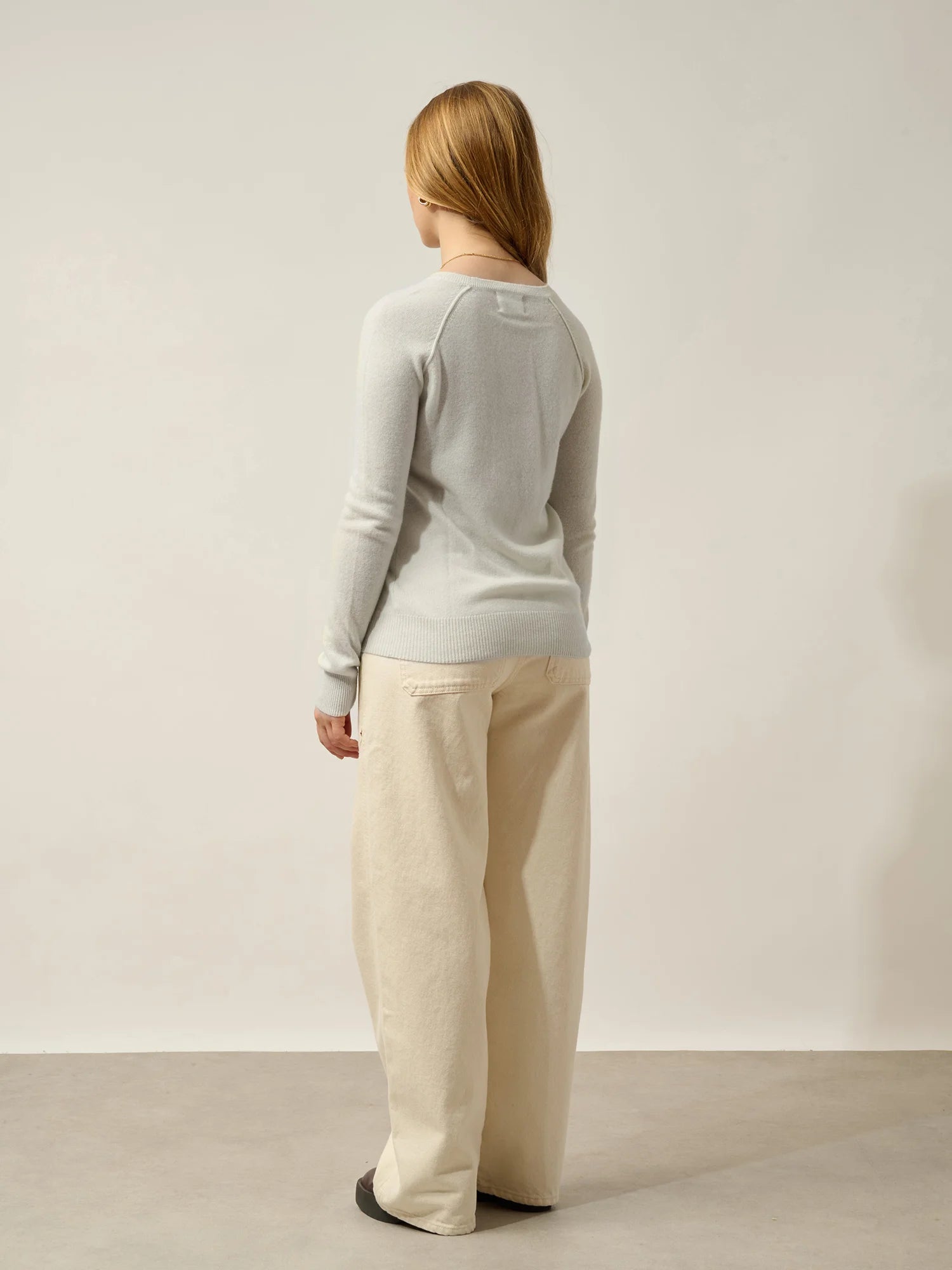 ETRET Pullover Rundhalsausschnitt Wasser