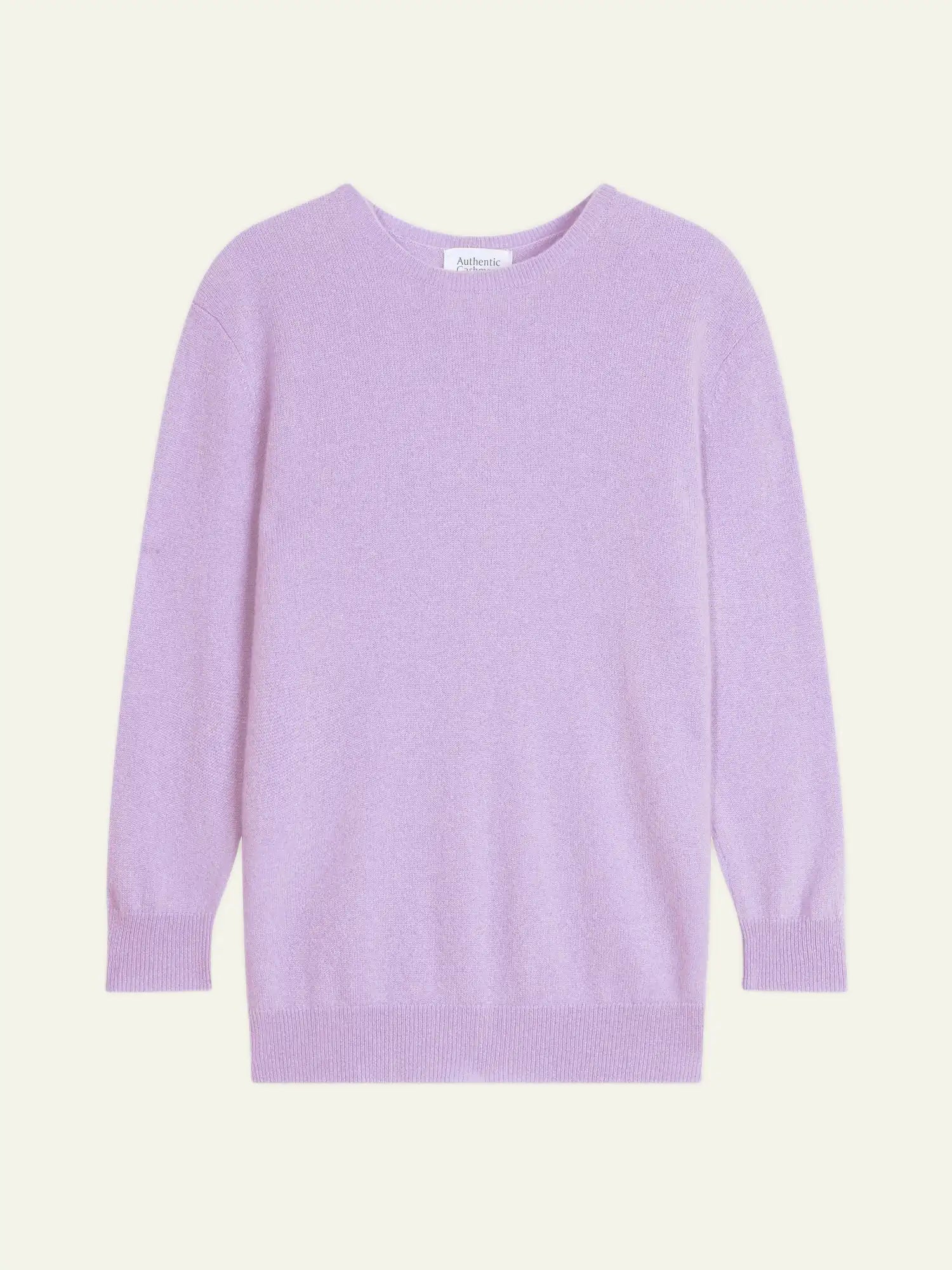 ESTARIS Sweater Crew Neck Buttoned Back Marshmallow