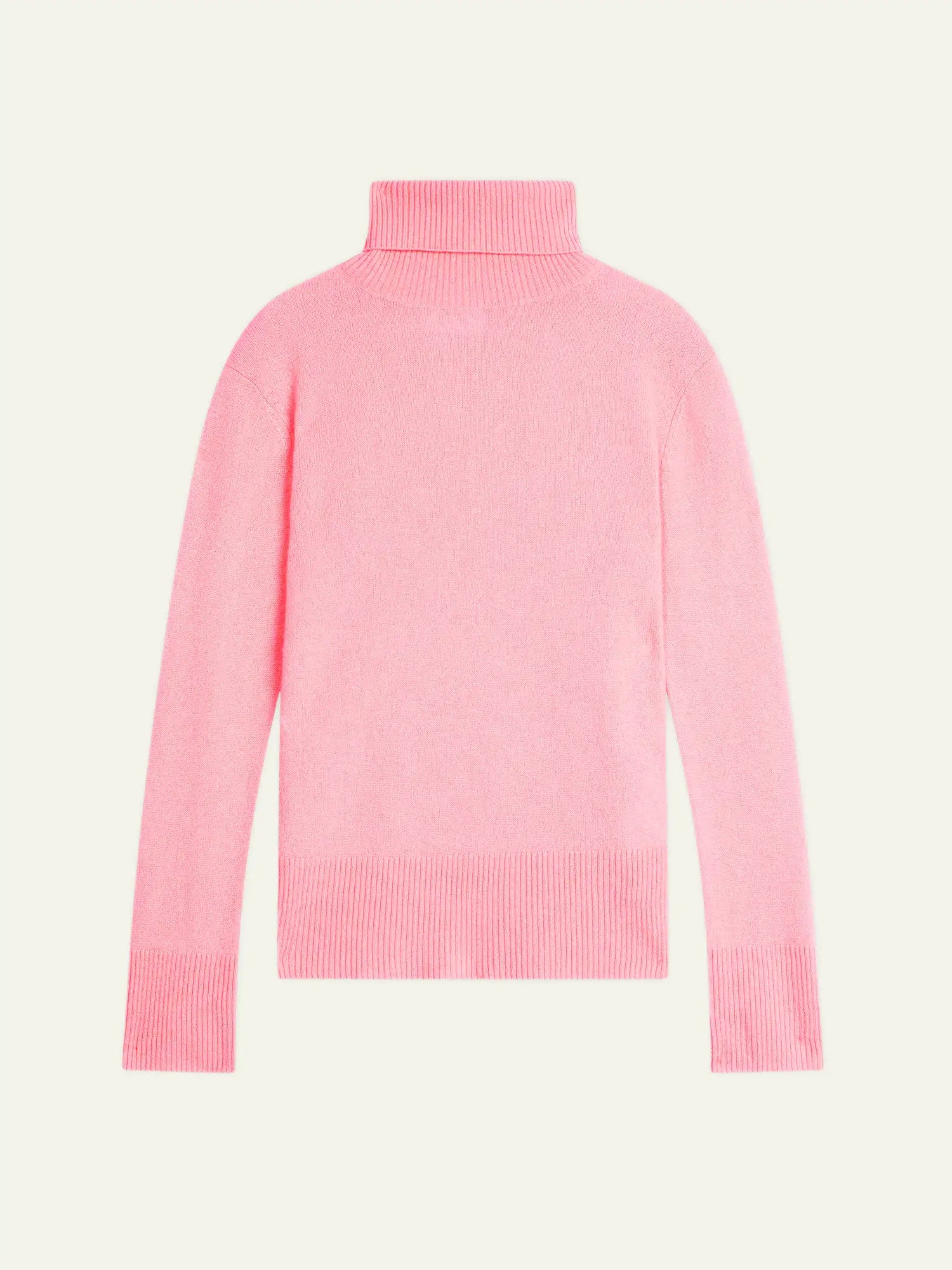 FORNET Pullover Rollkragen Rosa Bonbon