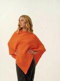 MERYL poncho 4-fädig karotte