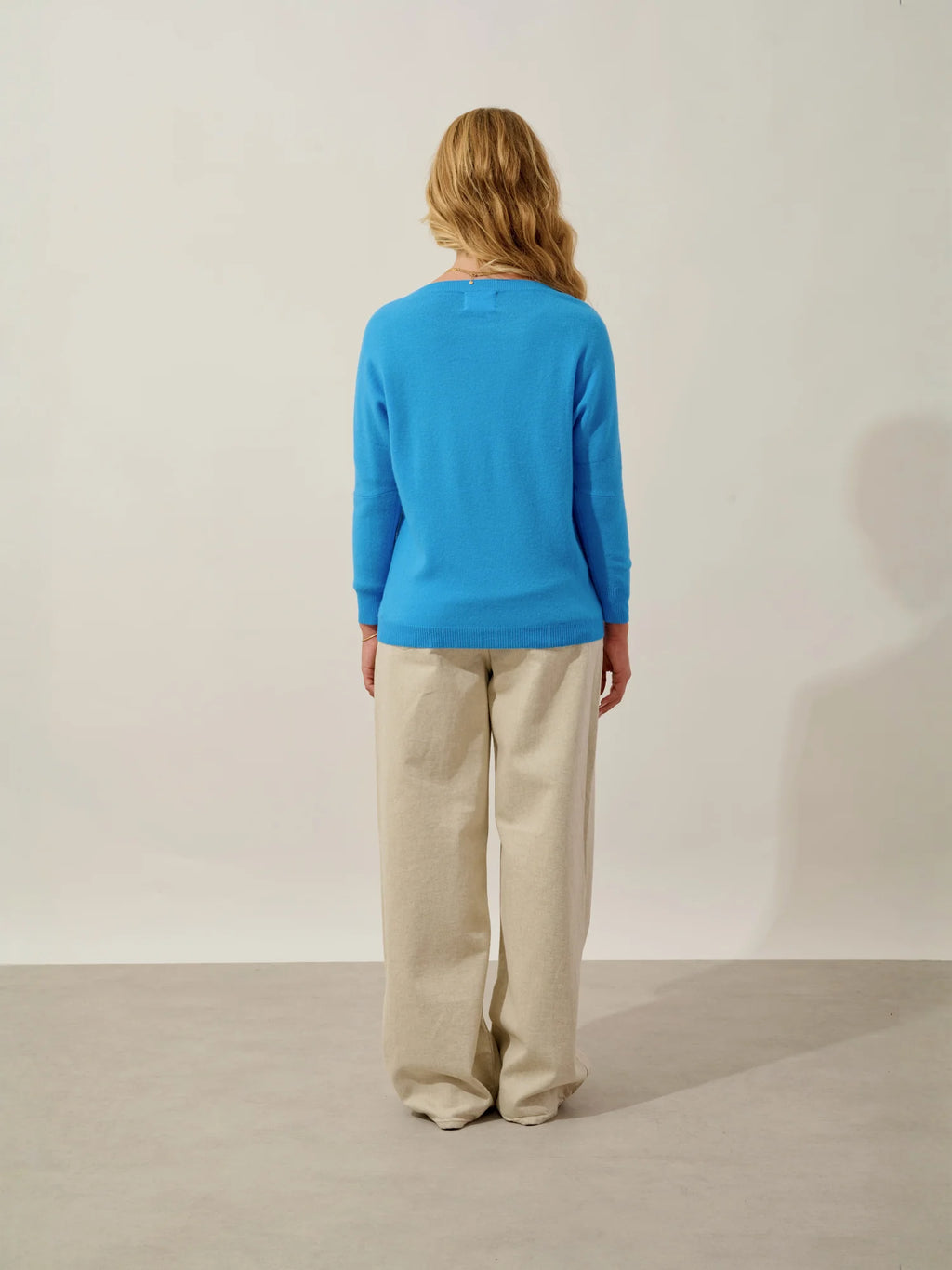 GOLÉON Sweater Batwing Celestial Blue