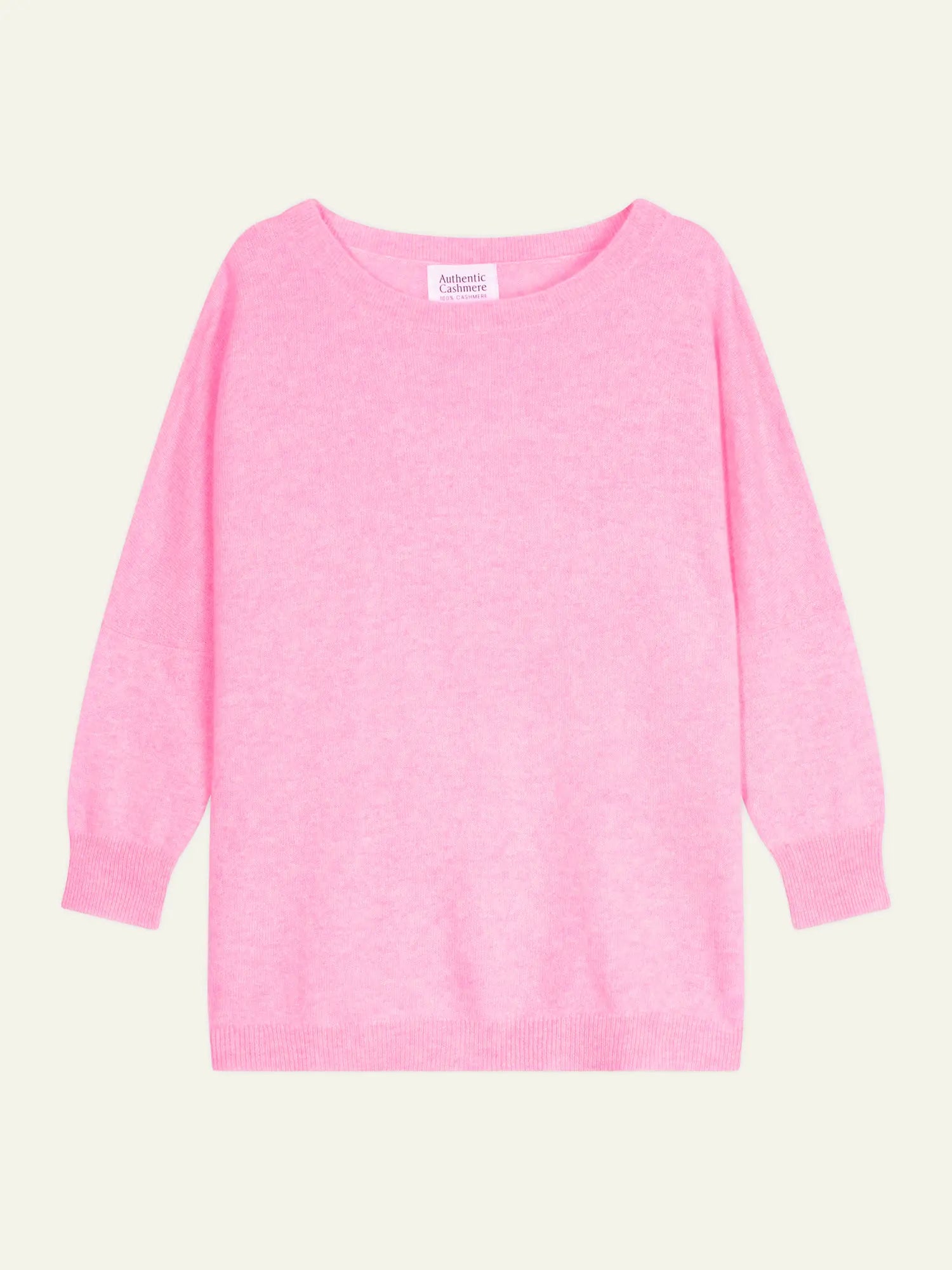 GOLÉON sweater batwing neon heather pink