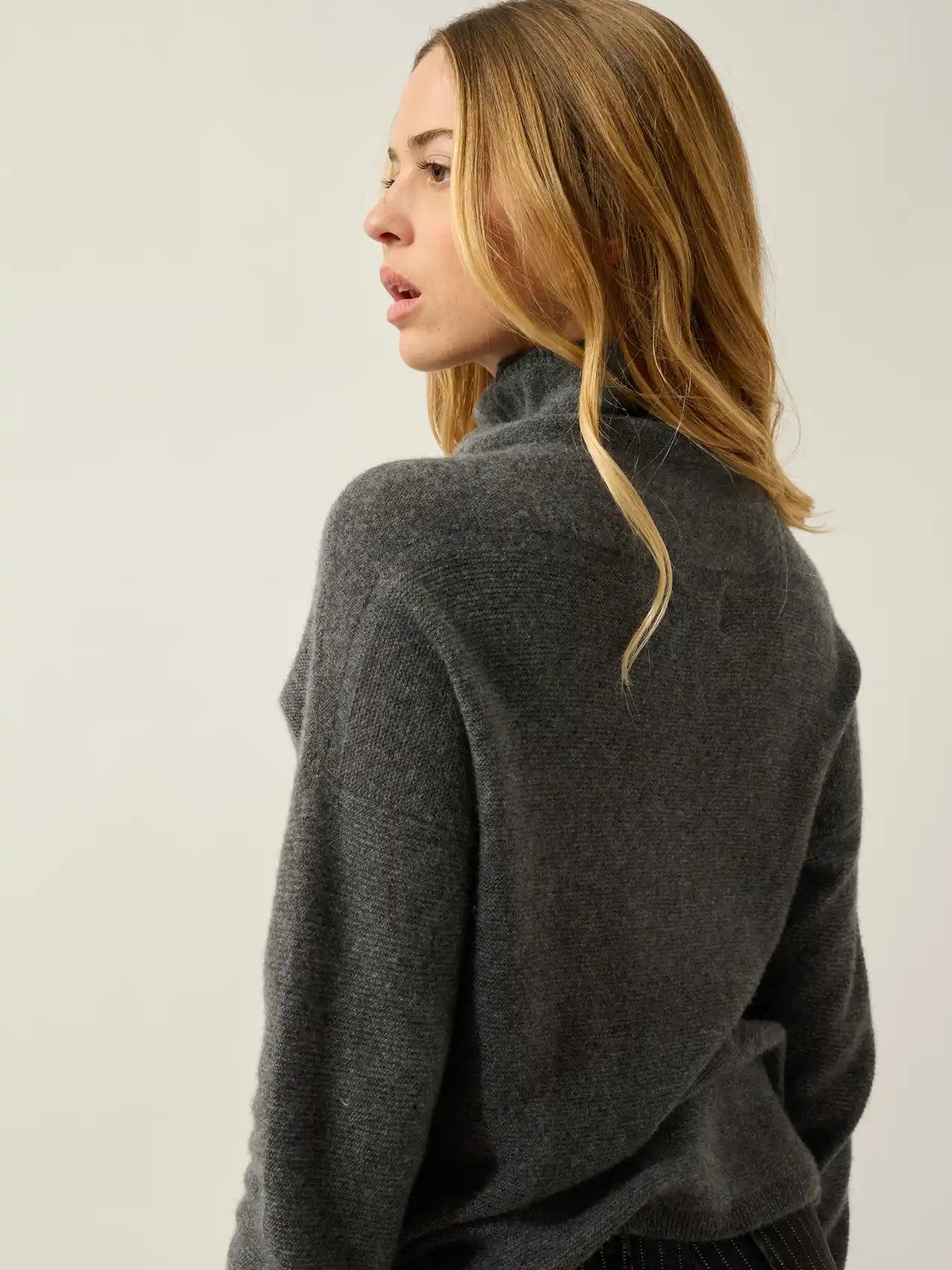 COLLIN Sweater Turtleneck Heather Charcoal