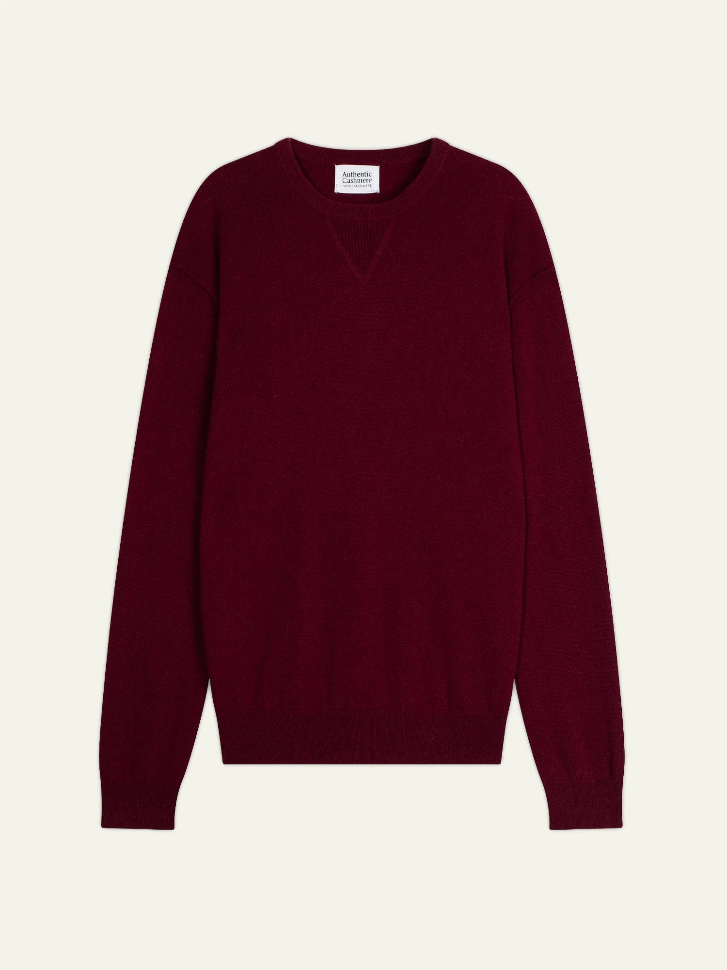 NOLAN sweater crew neck burgundy