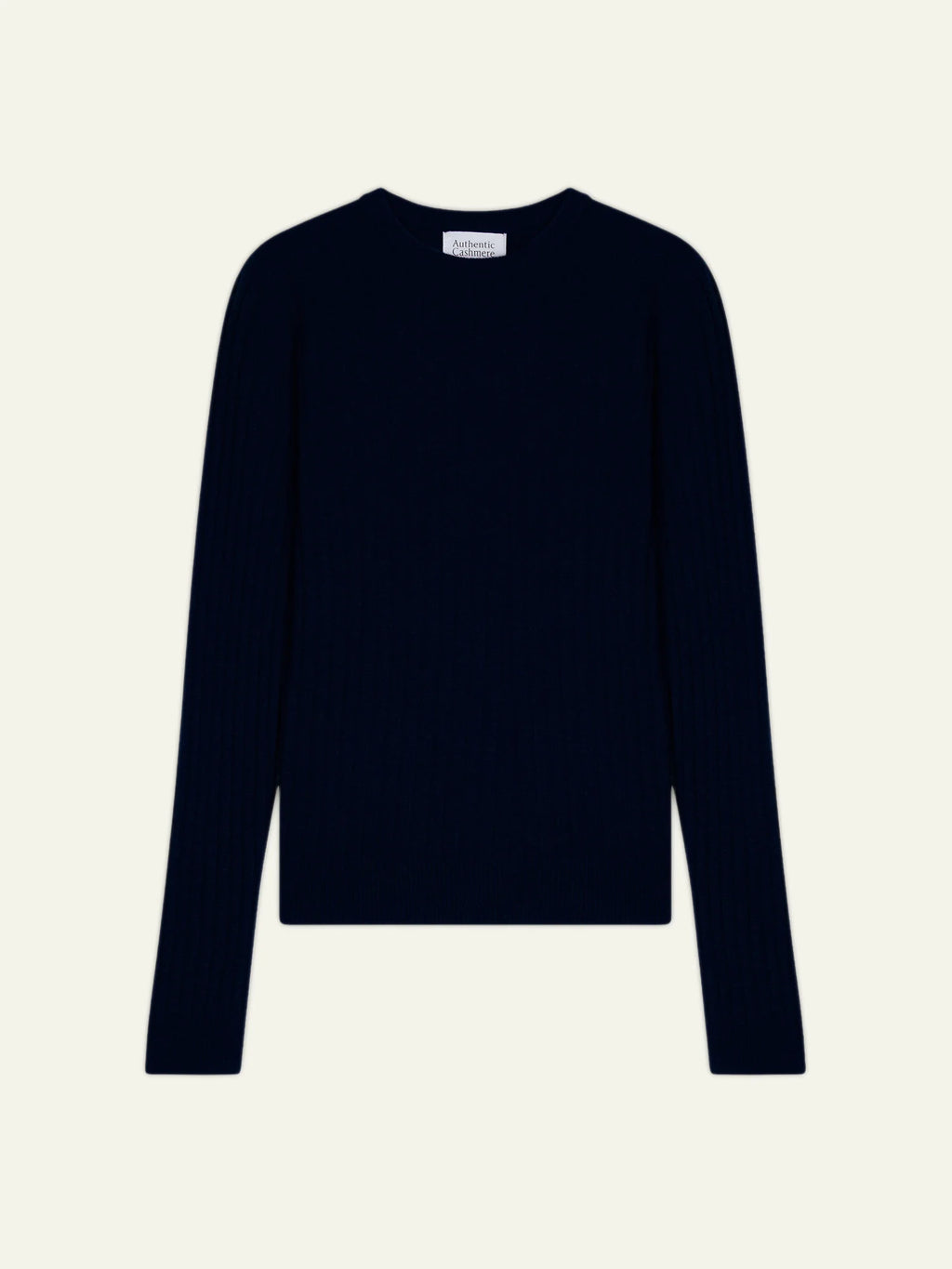 BELLA pull col rond bleu marine