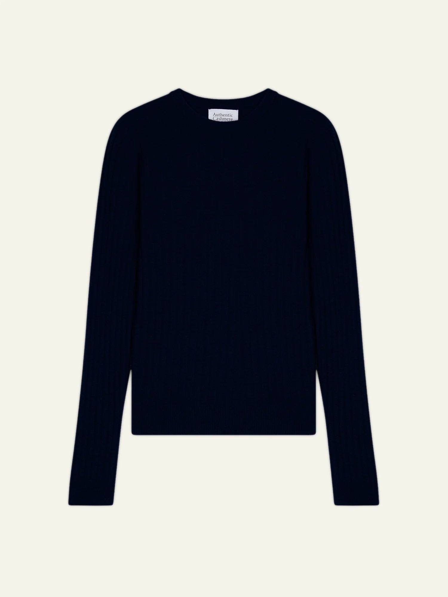 BELLA pull col rond bleu marine