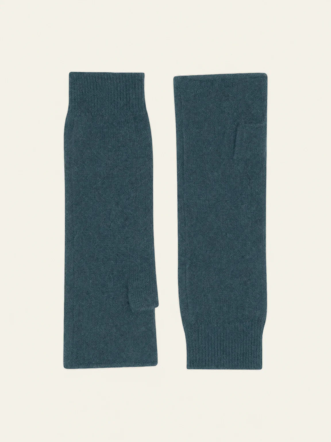 SERRE fingerlose handschuhe grün petrol meliert
